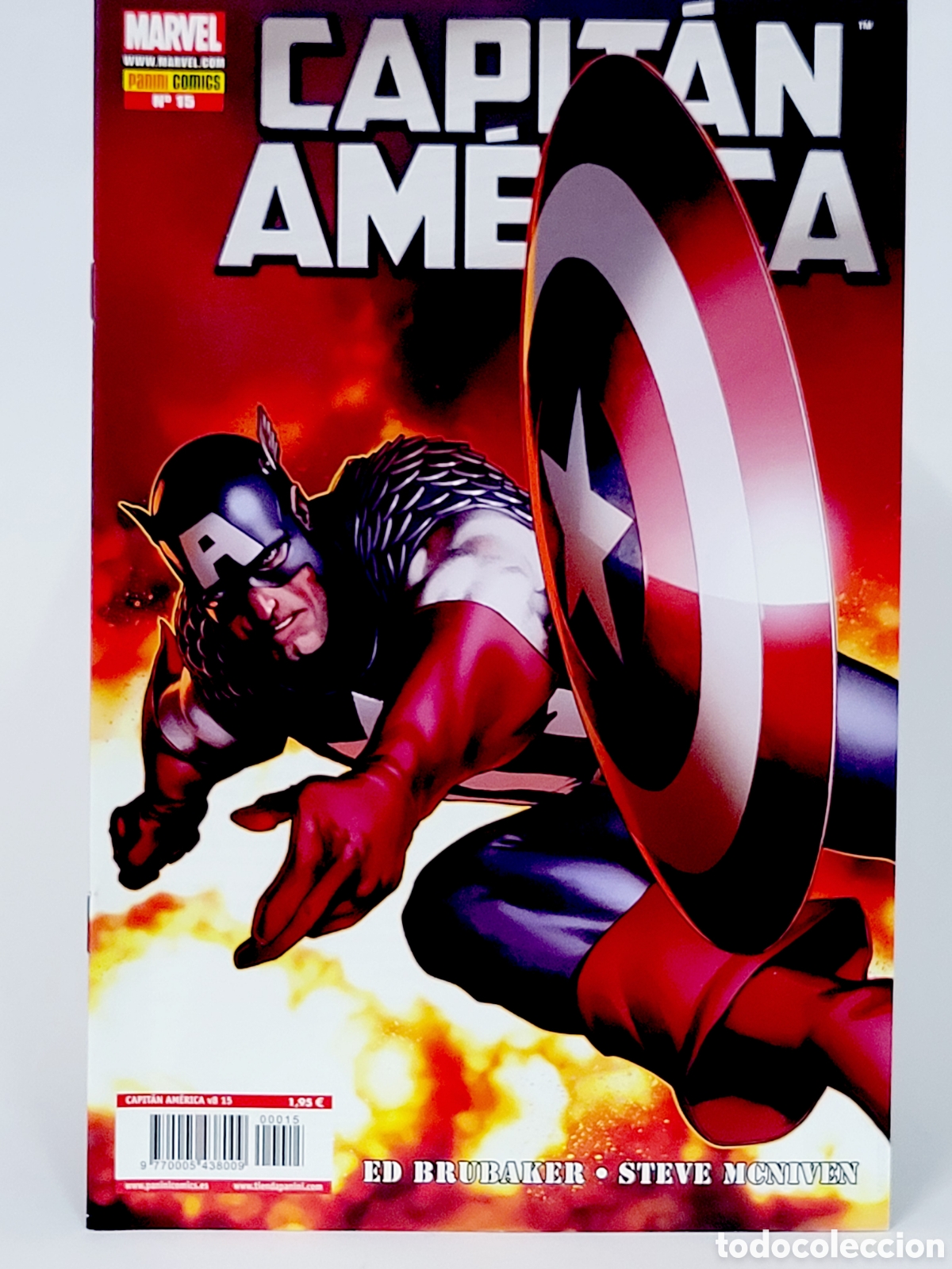 C&oacute;mics: C&Oacute;MIC CAPITAN AMERICA 15 VOL.8 PANINI MARVEL GRAPA VOLUMEN DE KIOSCO