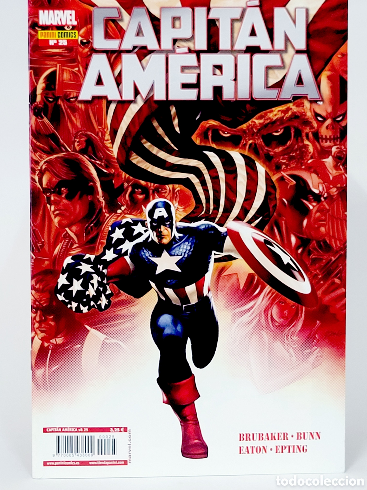 C&oacute;mics: C&Oacute;MIC CAPITAN AMERICA 25 VOL.8 PANINI MARVEL GRAPA VOLUMEN DE KIOSCO