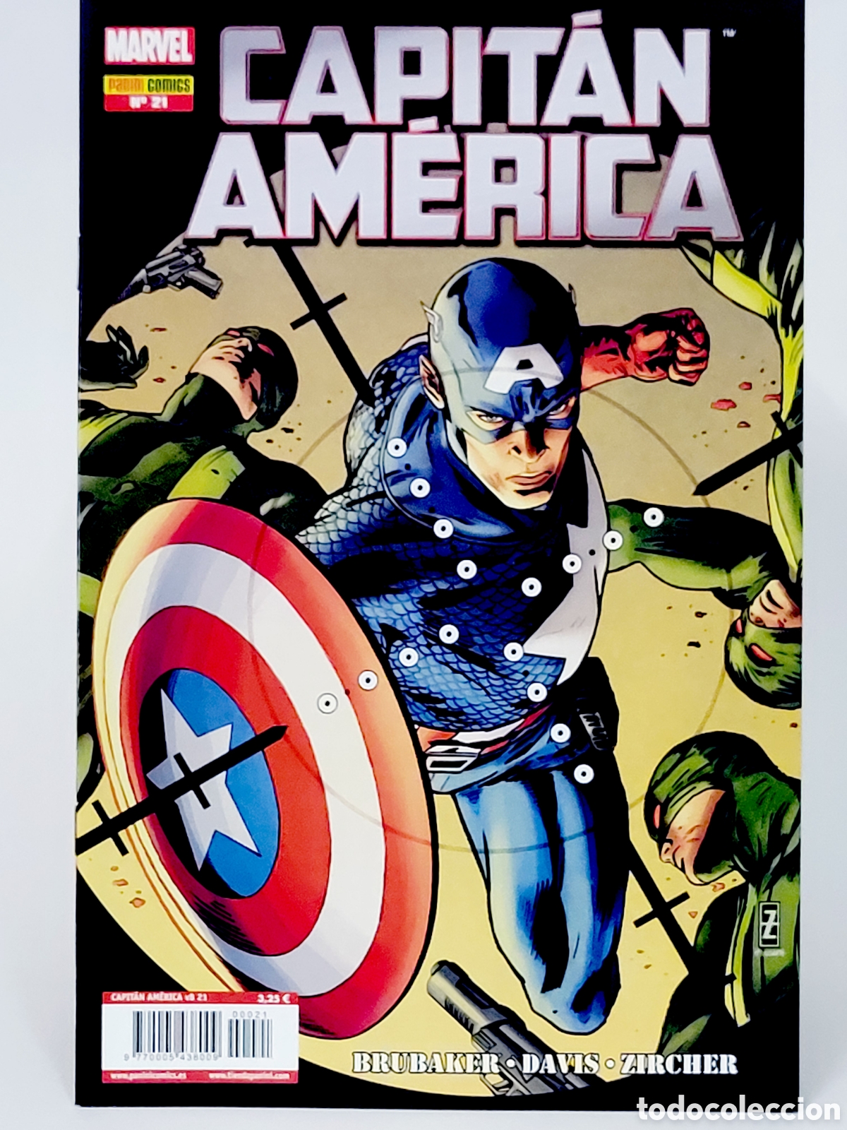 C&oacute;mics: C&Oacute;MIC CAPITAN AMERICA 21 VOL.8 PANINI MARVEL GRAPA VOLUMEN DE KIOSCO
