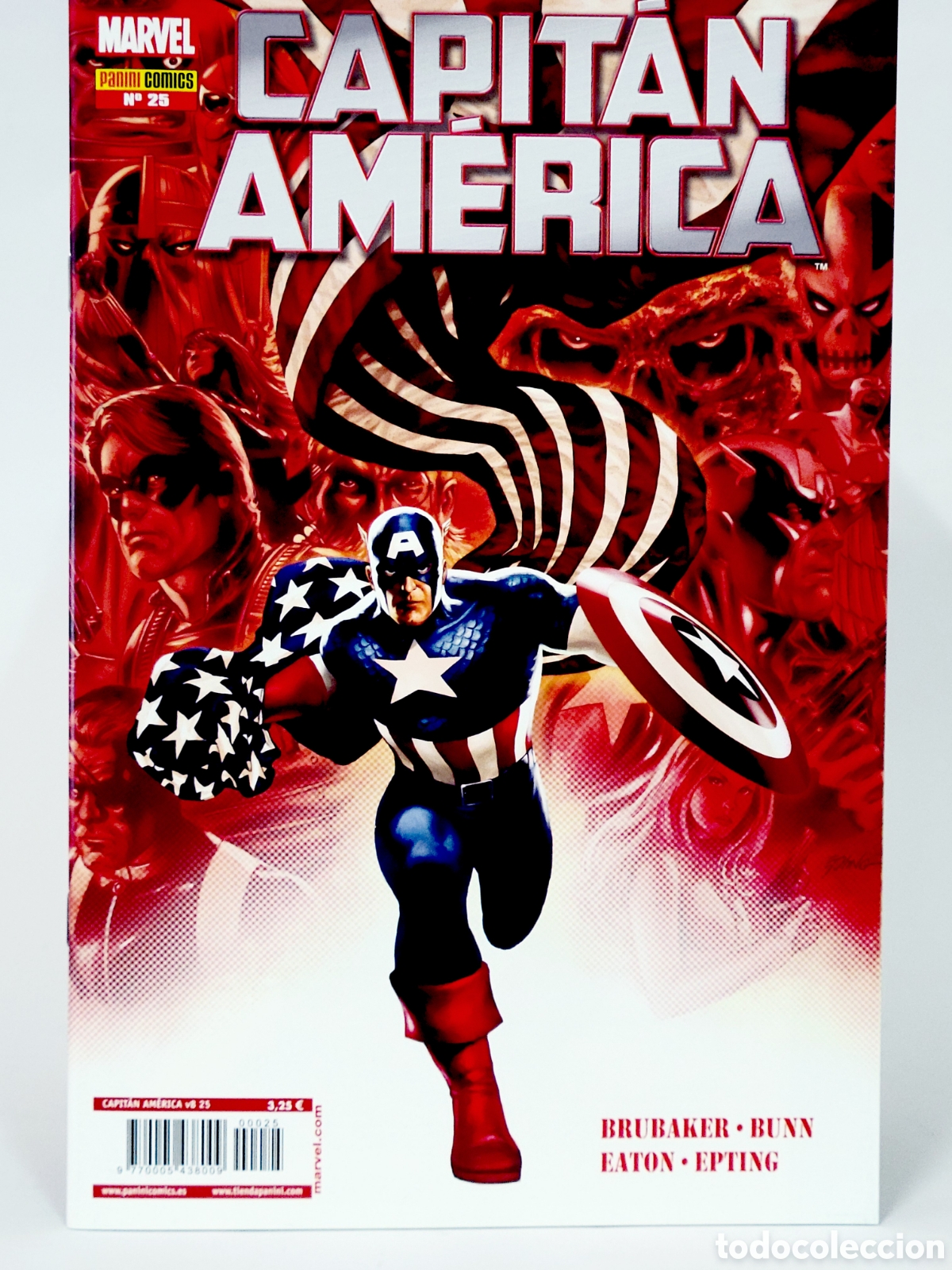 C&oacute;mics: C&Oacute;MIC CAPITAN AMERICA 25 VOL.8 PANINI MARVEL GRAPA VOLUMEN DE KIOSCO