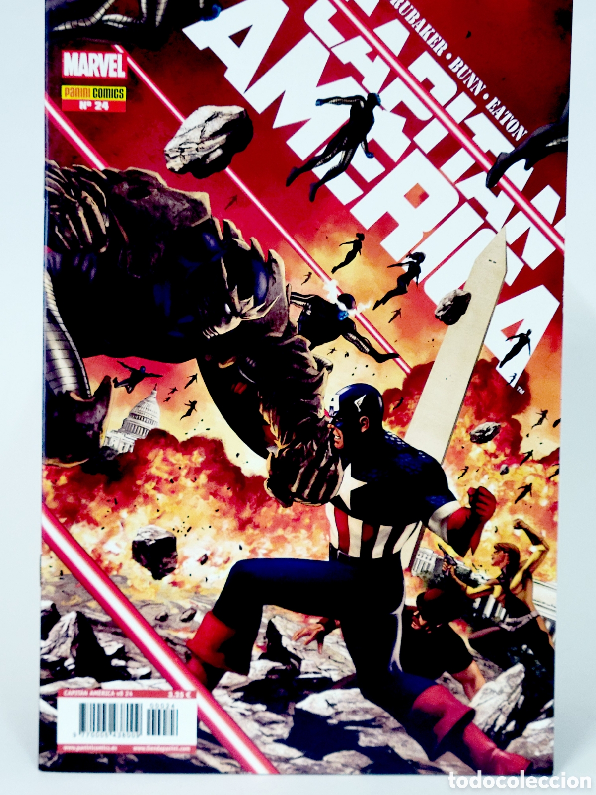 C&oacute;mics: C&Oacute;MIC CAPITAN AMERICA 24 VOL.8 PANINI MARVEL GRAPA VOLUMEN DE KIOSCO