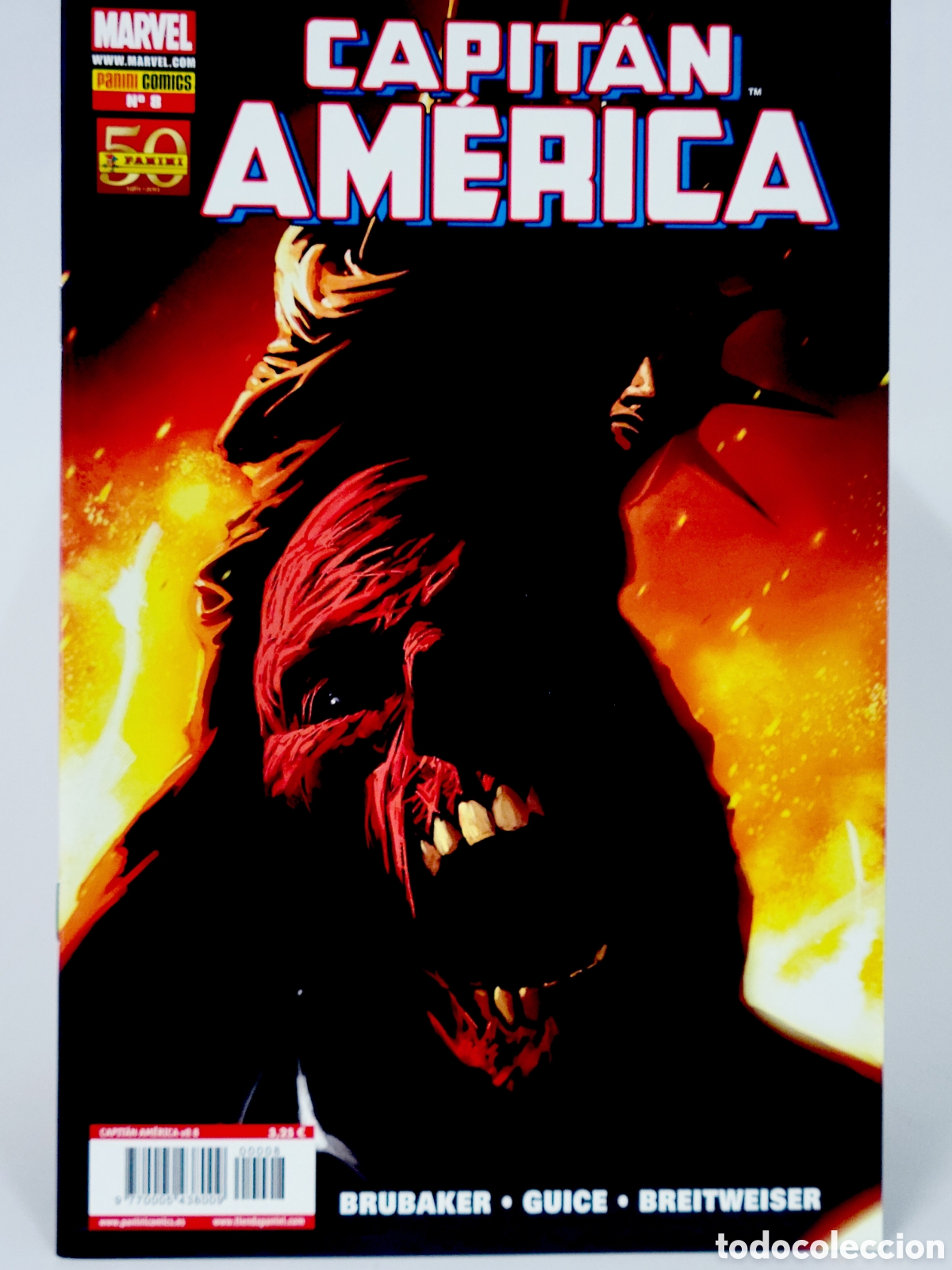 C&oacute;mics: C&Oacute;MIC CAPITAN AMERICA 8 VOL.8 PANINI MARVEL GRAPA VOLUMEN DE KIOSCO