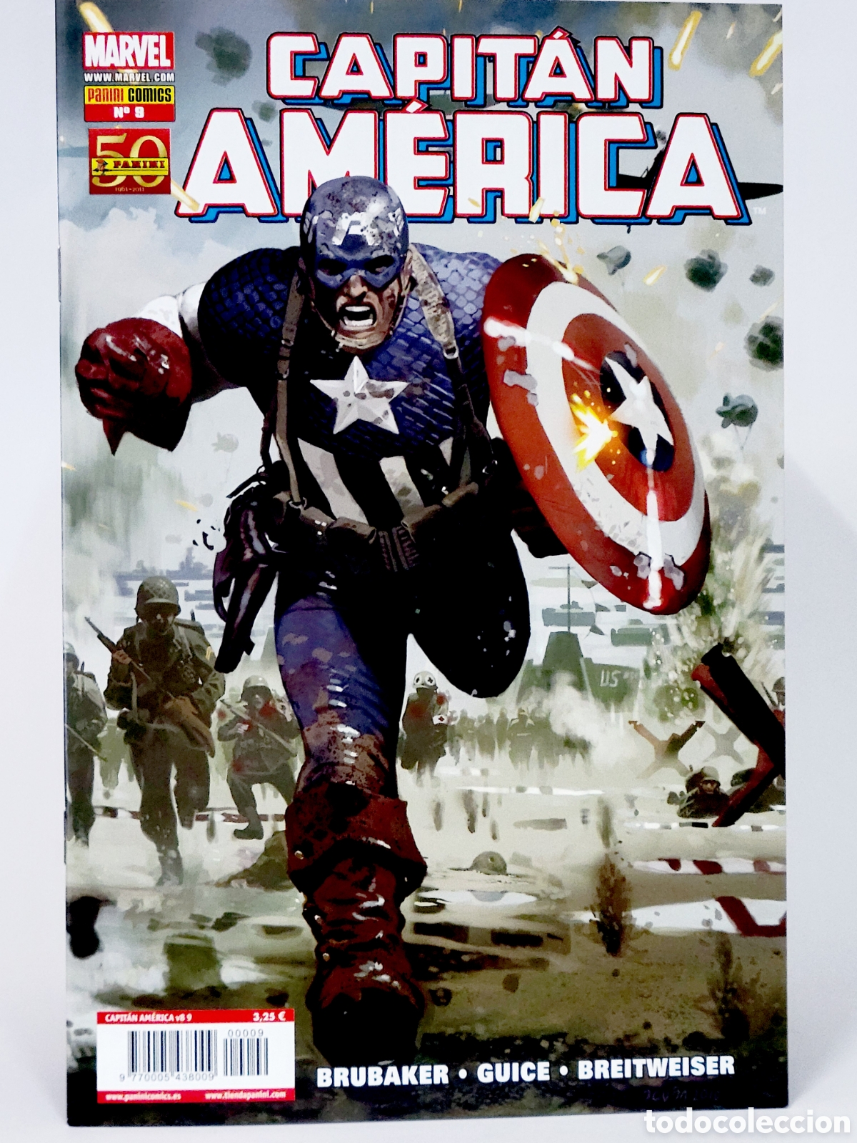 C&oacute;mics: C&Oacute;MIC CAPITAN AMERICA 9 VOL.8 PANINI MARVEL GRAPA VOLUMEN DE KIOSCO