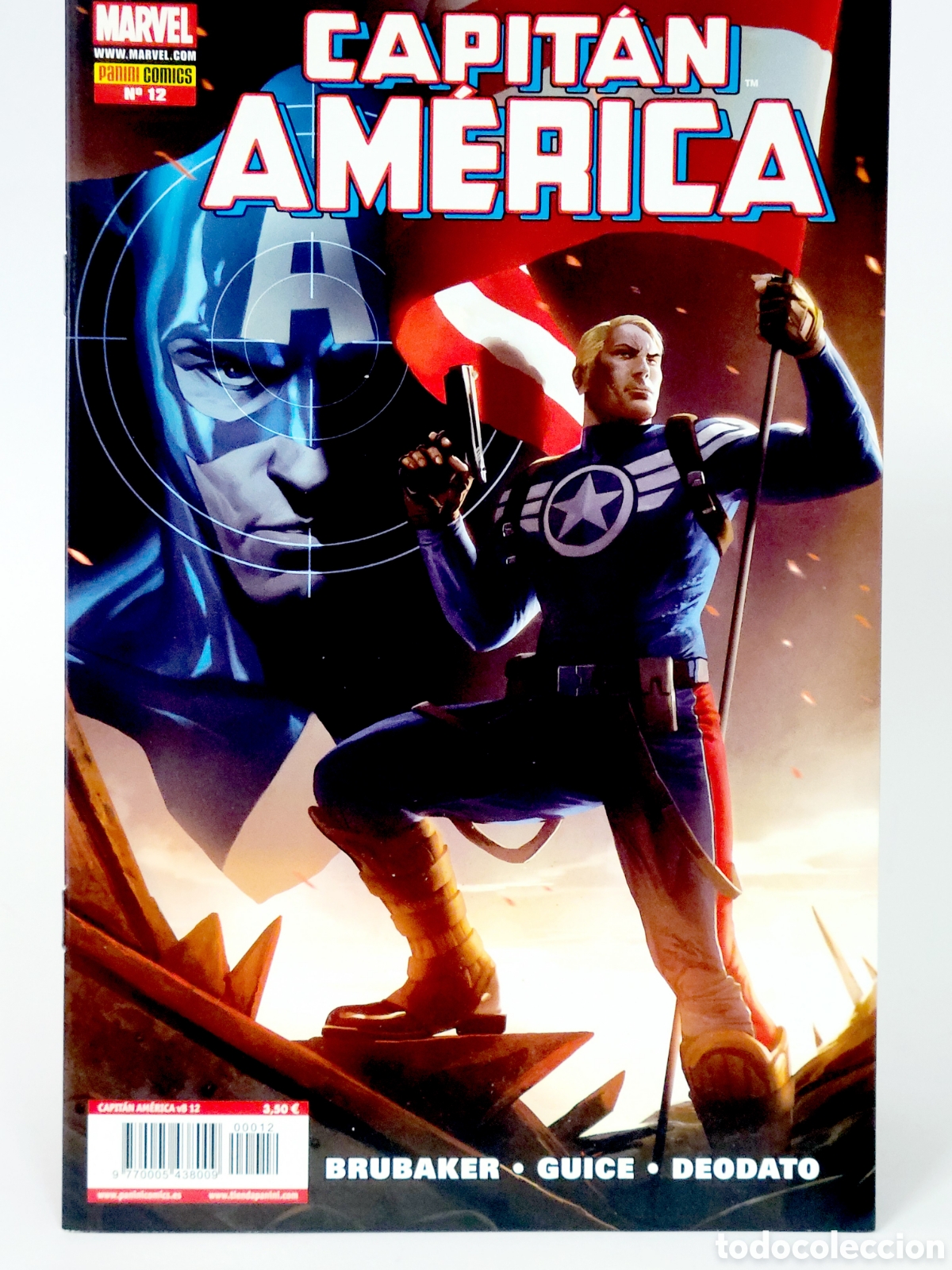 C&oacute;mics: C&Oacute;MIC CAPITAN AMERICA 12 VOL.8 PANINI MARVEL GRAPA VOLUMEN DE KIOSCO