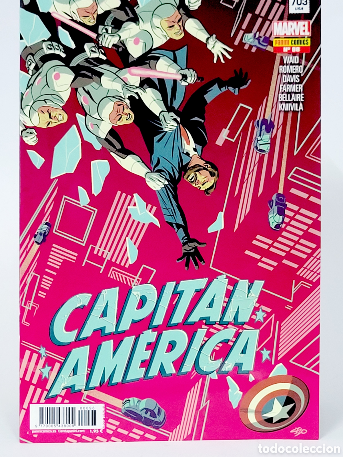 C&oacute;mics: C&Oacute;MIC CAPITAN AMERICA 98 VOL.8 PANINI MARVEL GRAPA VOLUMEN DE KIOSCO