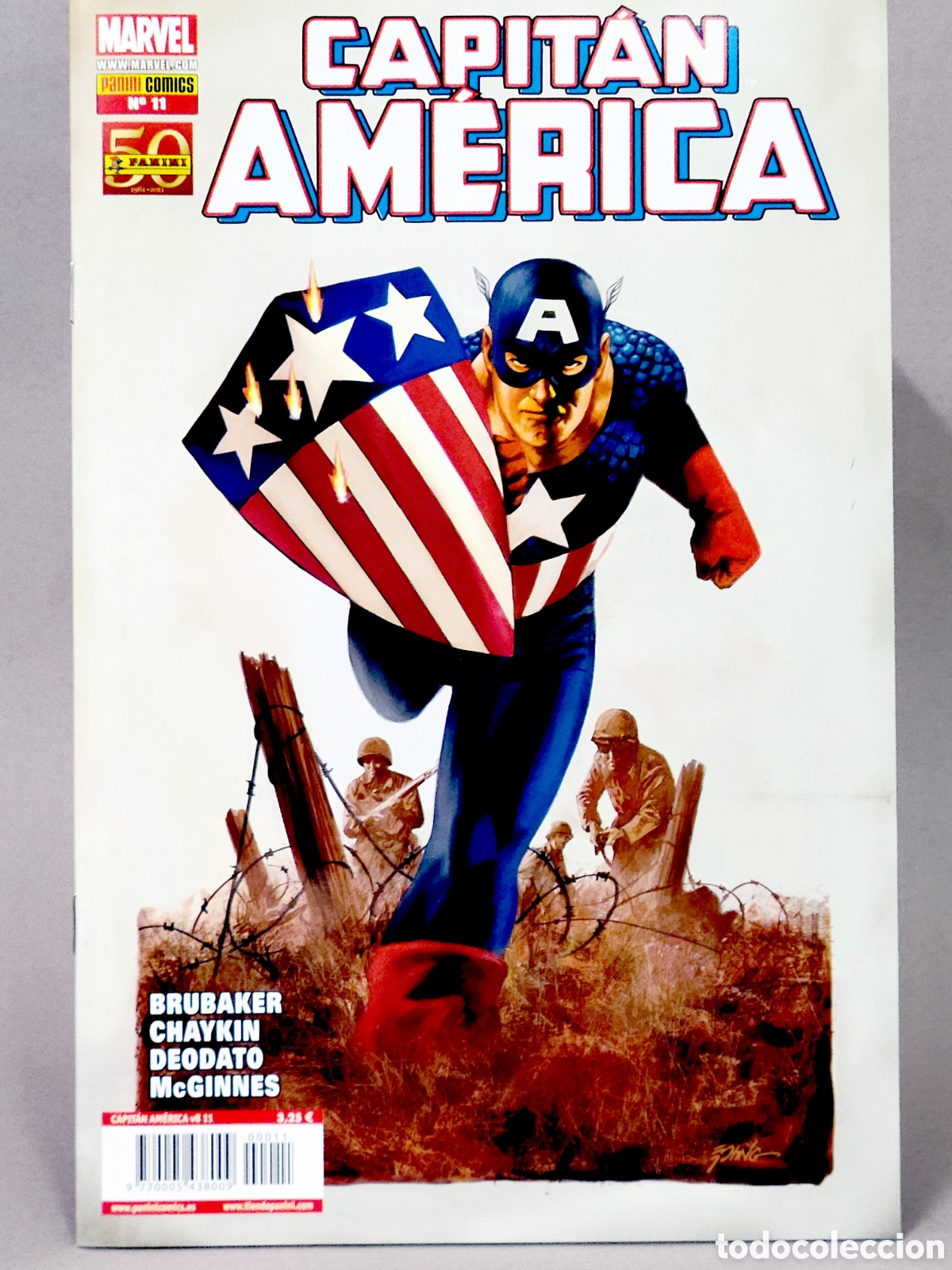 C&oacute;mics: C&Oacute;MIC CAPITAN AMERICA 11 VOL.8 PANINI MARVEL GRAPA VOLUMEN DE KIOSCO