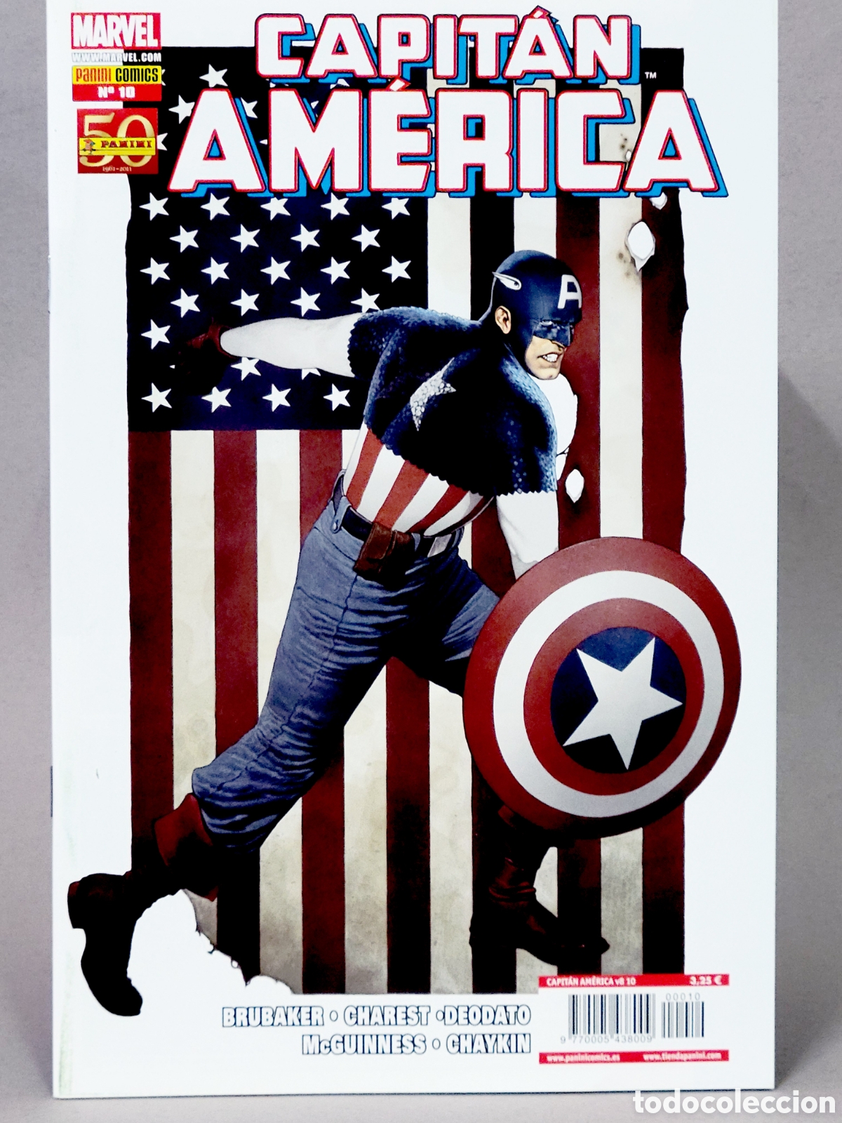 C&oacute;mics: C&Oacute;MIC CAPITAN AMERICA 10 VOL.8 PANINI MARVEL GRAPA VOLUMEN DE KIOSCO