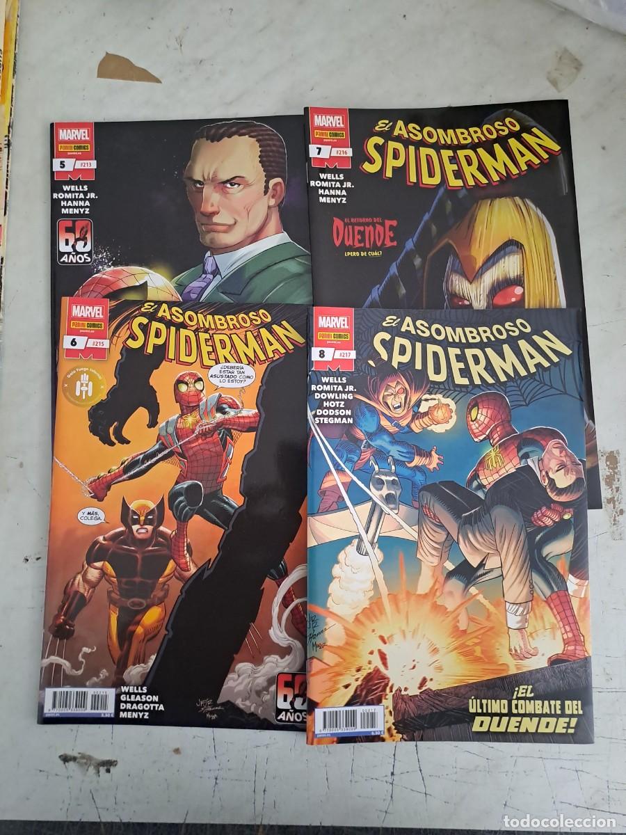 C&oacute;mics: El asombroso Spiderman del 5 al 8, Panini en perfecto estado