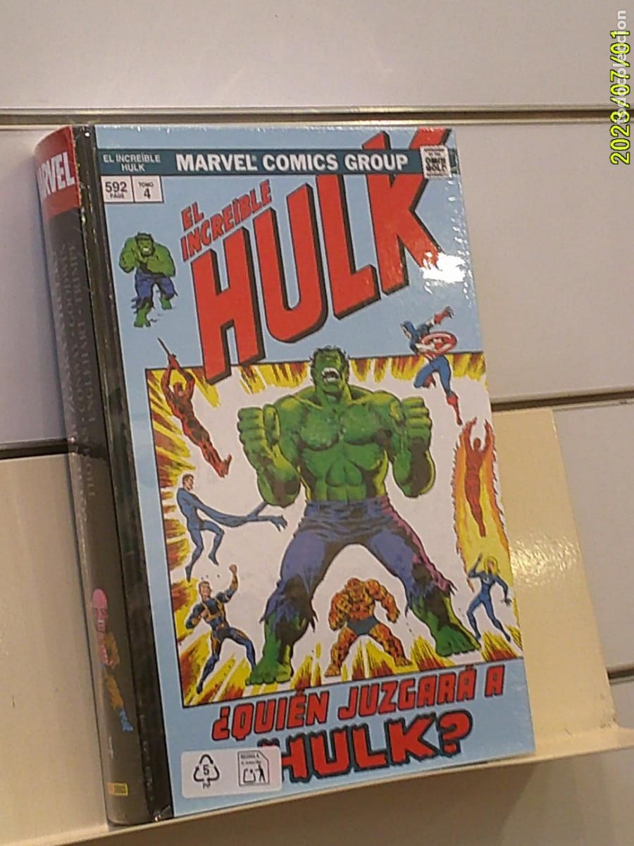 C&oacute;mics: MARVEL OMNIGOLD EL INCREIBLE HULK &iquest;QUIEN JUZGARA A HULK? TOMO 4 TAPA DURA - PANINI OFERTA