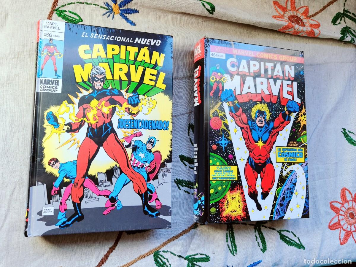 C&oacute;mics: Capit&aacute;n Mavel. Tomos 1 y 2. Marvel Limited Edition. Panini.