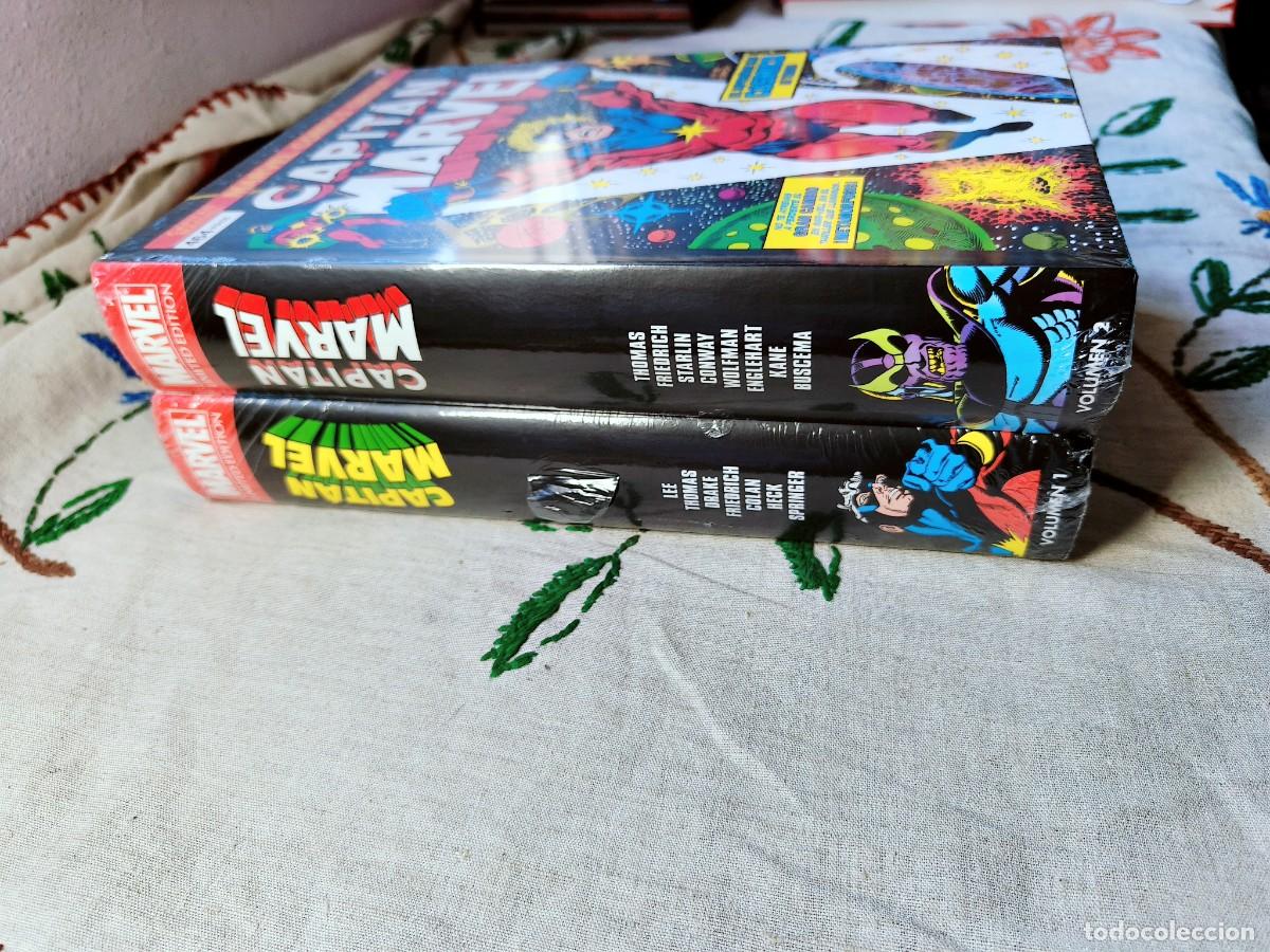 C&oacute;mics: Capit&aacute;n Mavel. Tomos 1 y 2. Marvel Limited Edition. Panini. - Foto 3