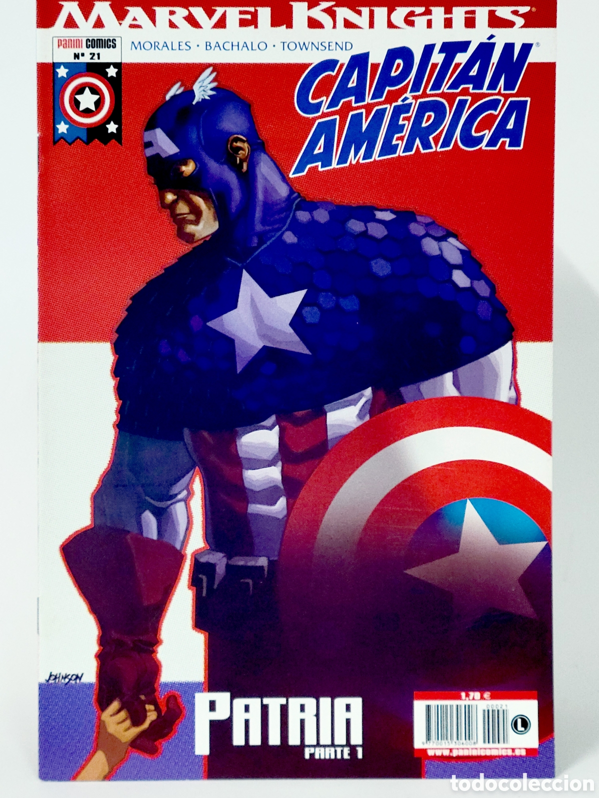C&oacute;mics: C&Oacute;MIC MARVEL KNIGHTS CAPITAN AMERICA 21 VOL.8 PANINI MARVEL GRAPA VOLUMEN DE KIOSCO