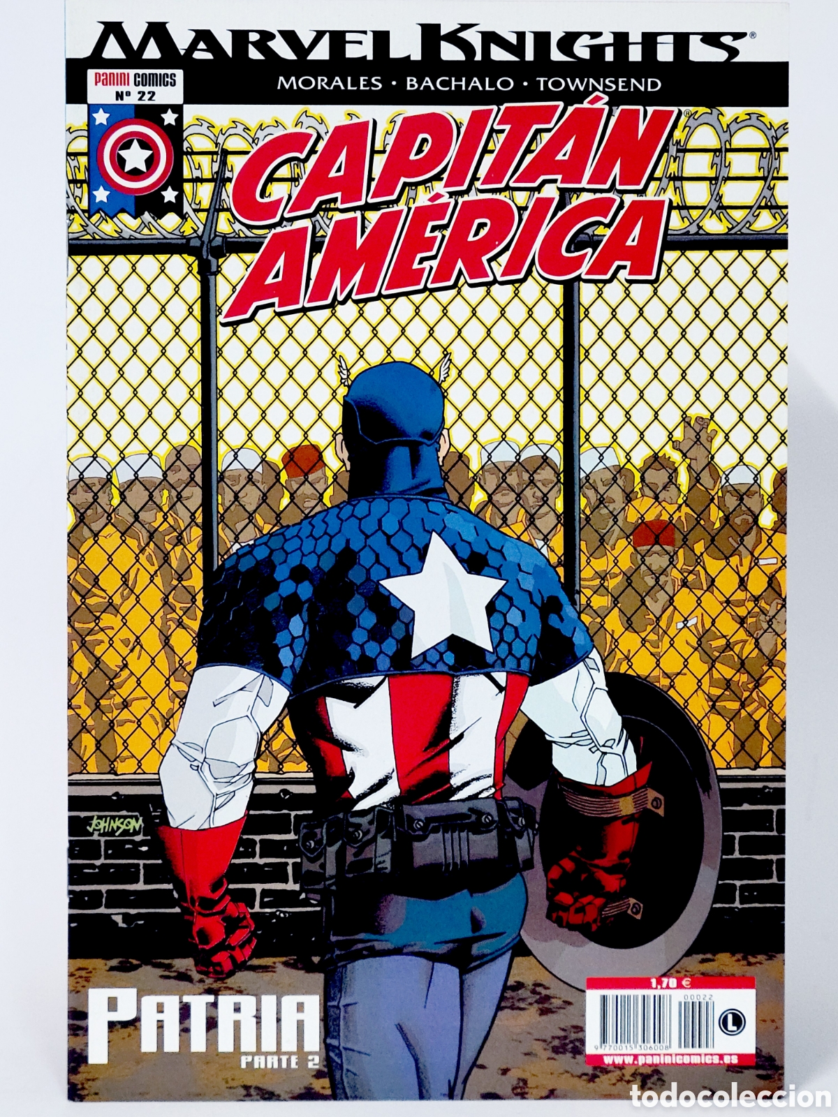 C&oacute;mics: C&Oacute;MIC MARVEL KNIGHTS CAPITAN AMERICA 22 VOL.8 PANINI MARVEL GRAPA VOLUMEN DE KIOSCO