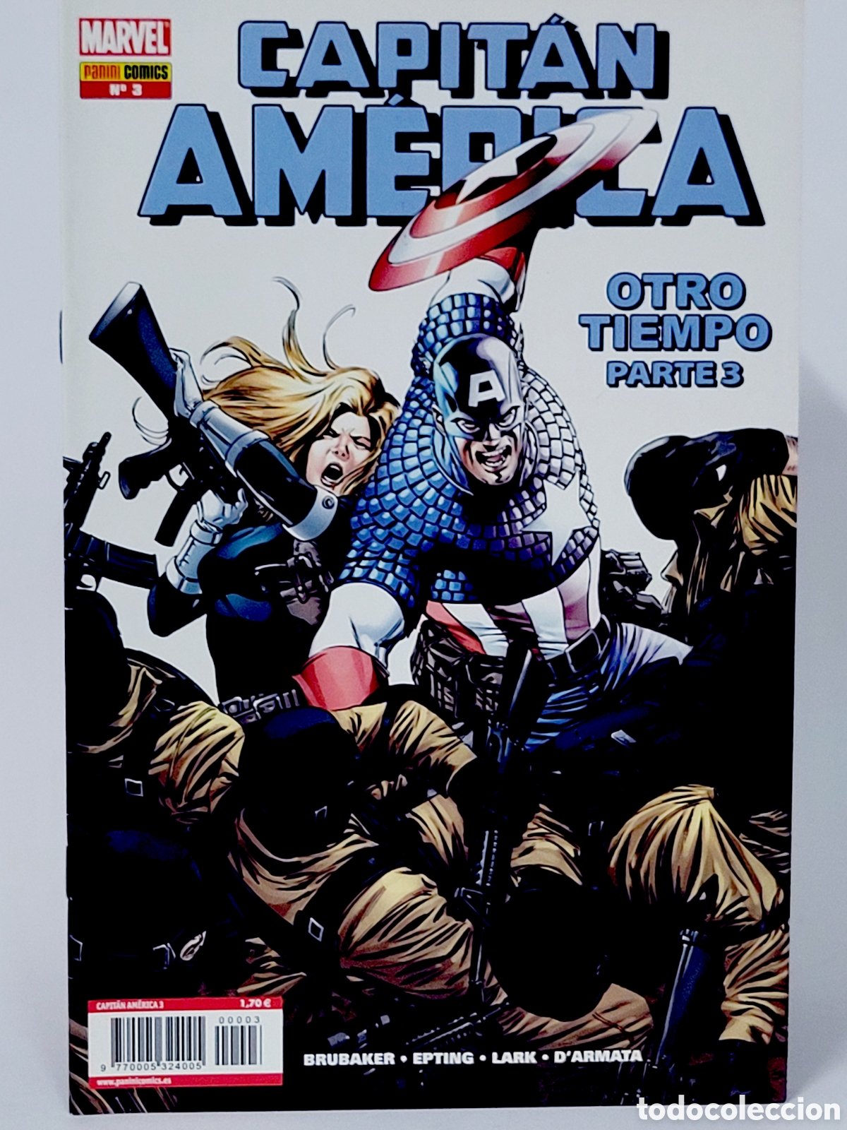 C&oacute;mics: C&Oacute;MIC MARVEL KNIGHTS CAPITAN AMERICA 3 VOL.8 PANINI MARVEL GRAPA VOLUMEN DE KIOSCO