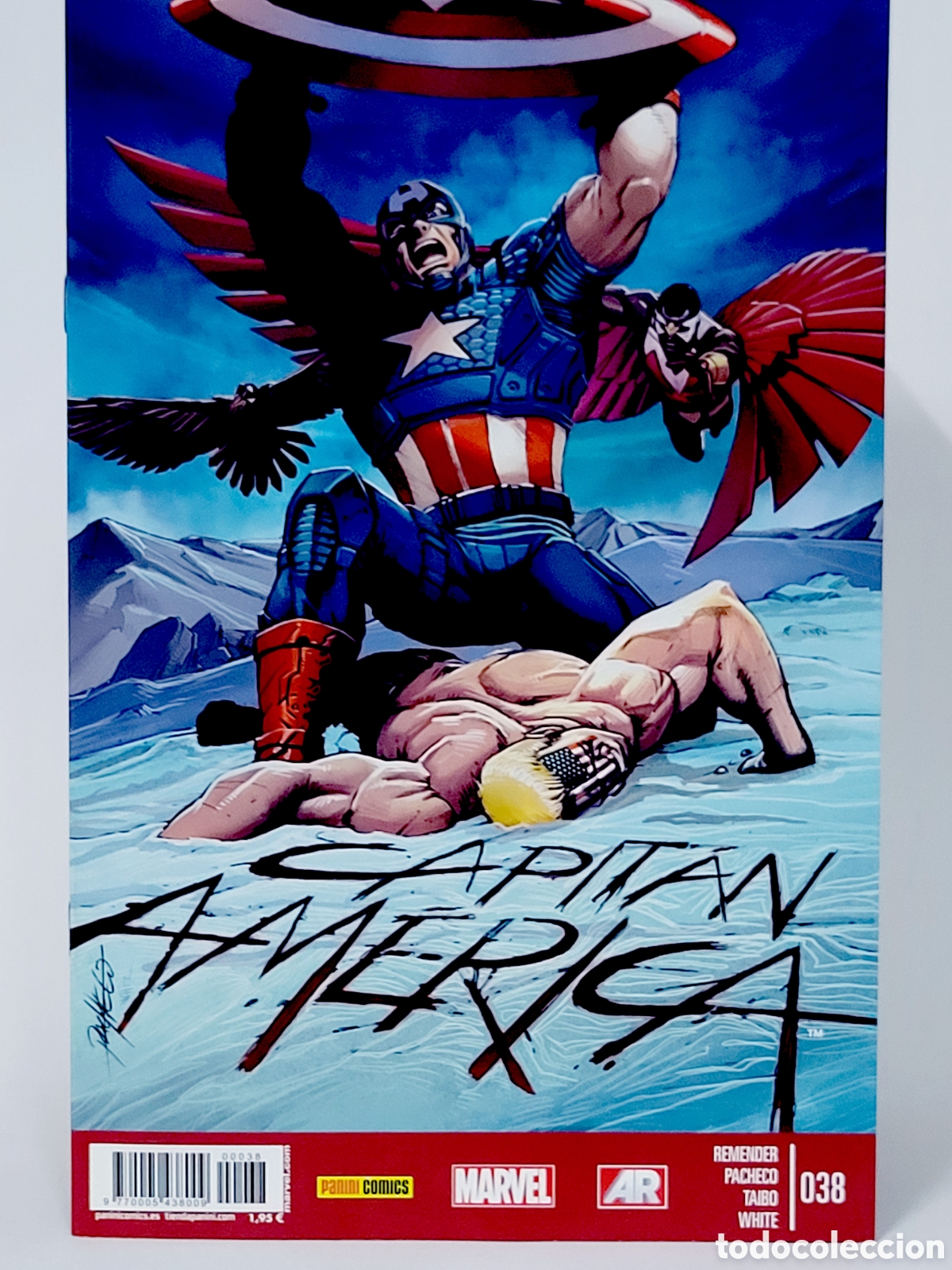 C&oacute;mics: C&Oacute;MIC CAPITAN AMERICA 38 VOL.8 PANINI MARVEL GRAPA VOLUMEN DE KIOSCO