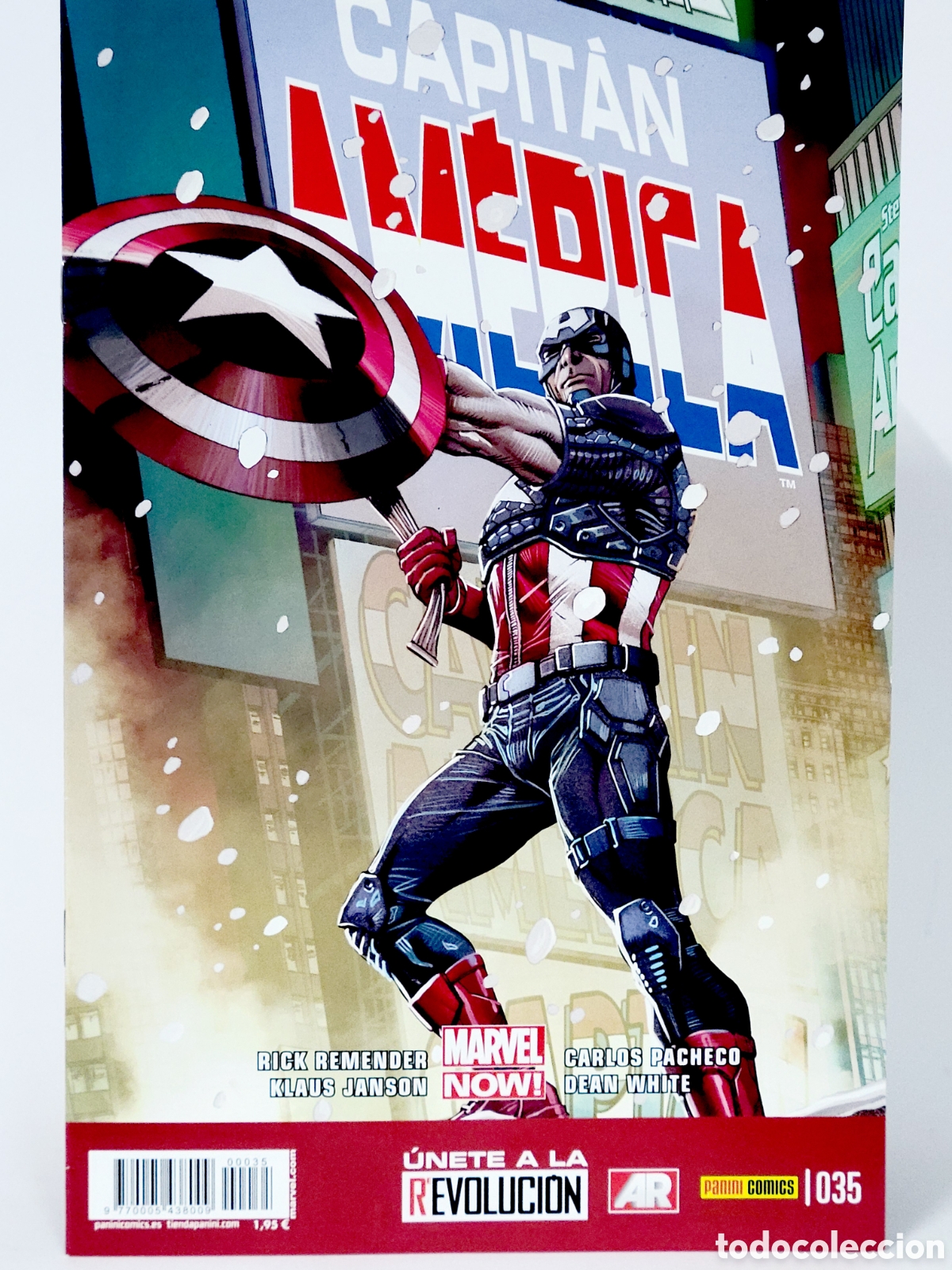 C&oacute;mics: C&Oacute;MIC CAPITAN AMERICA 35 VOL.8 PANINI MARVEL GRAPA VOLUMEN DE KIOSCO