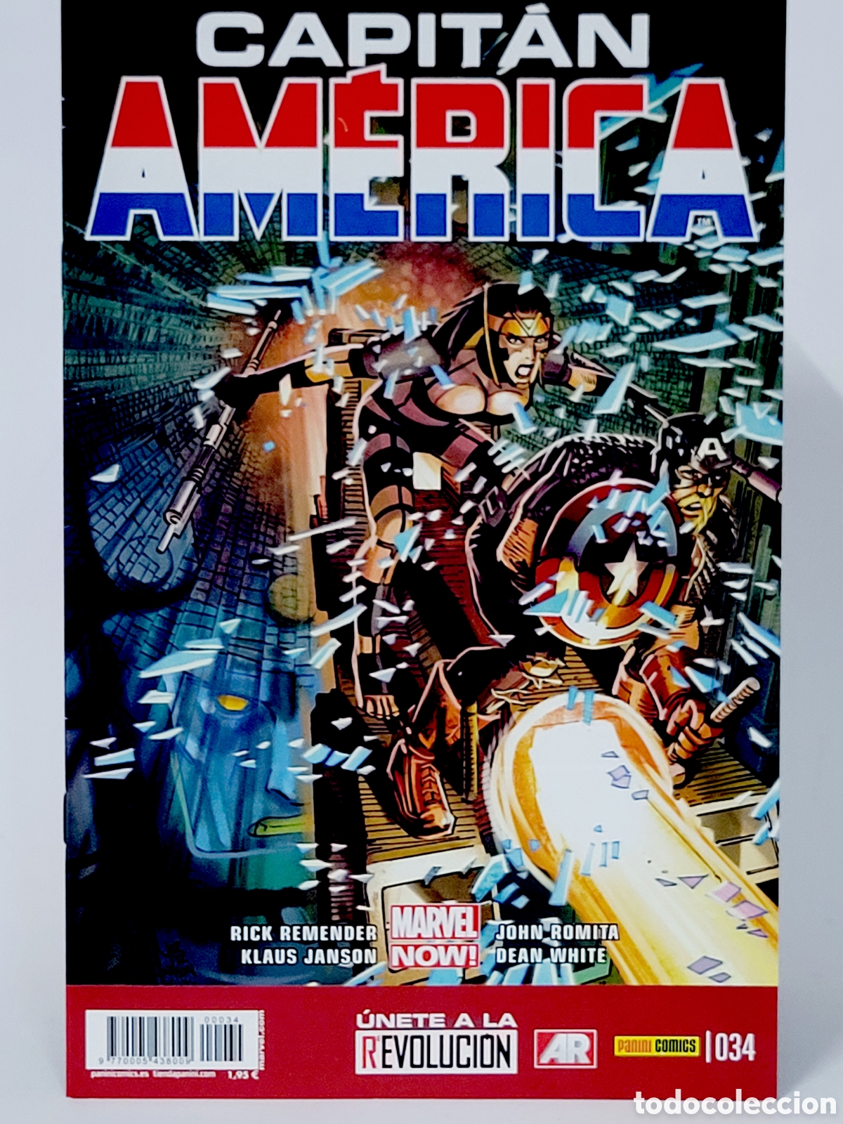 C&oacute;mics: C&Oacute;MIC CAPITAN AMERICA 34 VOL.8 PANINI MARVEL GRAPA VOLUMEN DE KIOSCO