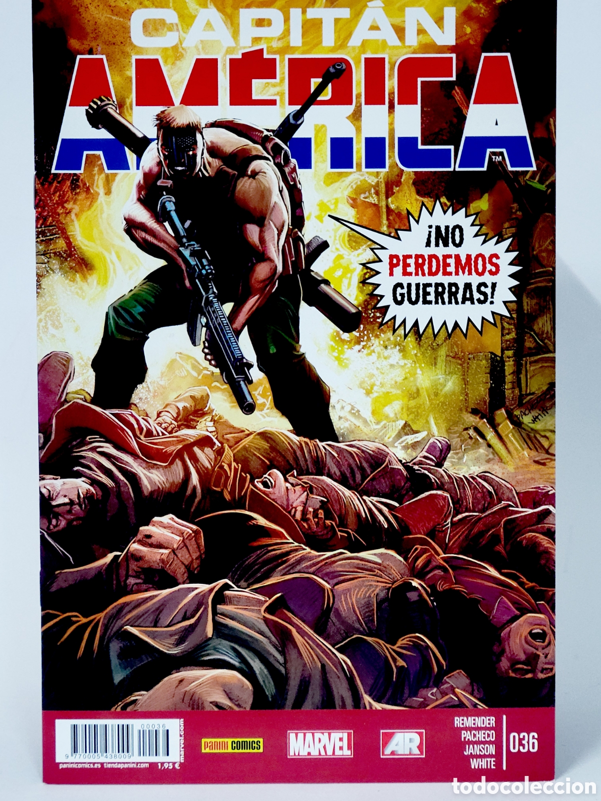 C&oacute;mics: C&Oacute;MIC CAPITAN AMERICA 36 VOL.8 PANINI MARVEL GRAPA VOLUMEN DE KIOSCO