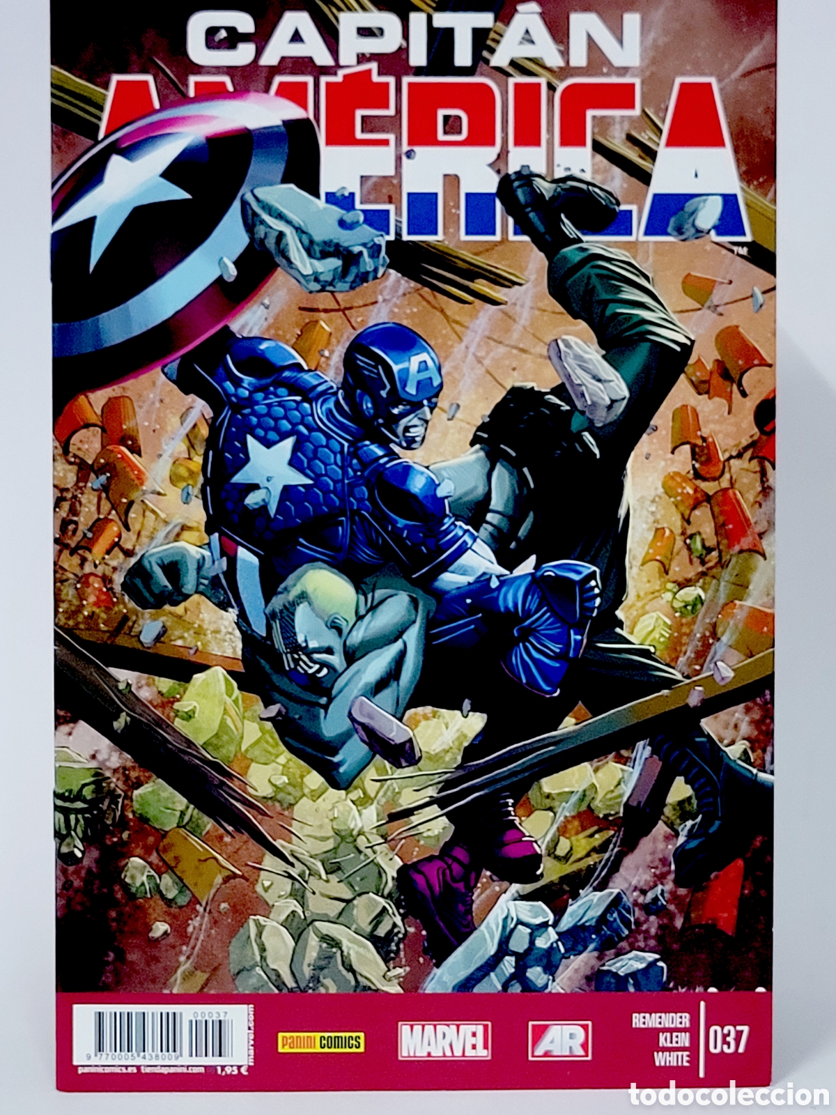 C&oacute;mics: C&Oacute;MIC CAPITAN AMERICA 37 VOL.8 PANINI MARVEL GRAPA VOLUMEN DE KIOSCO