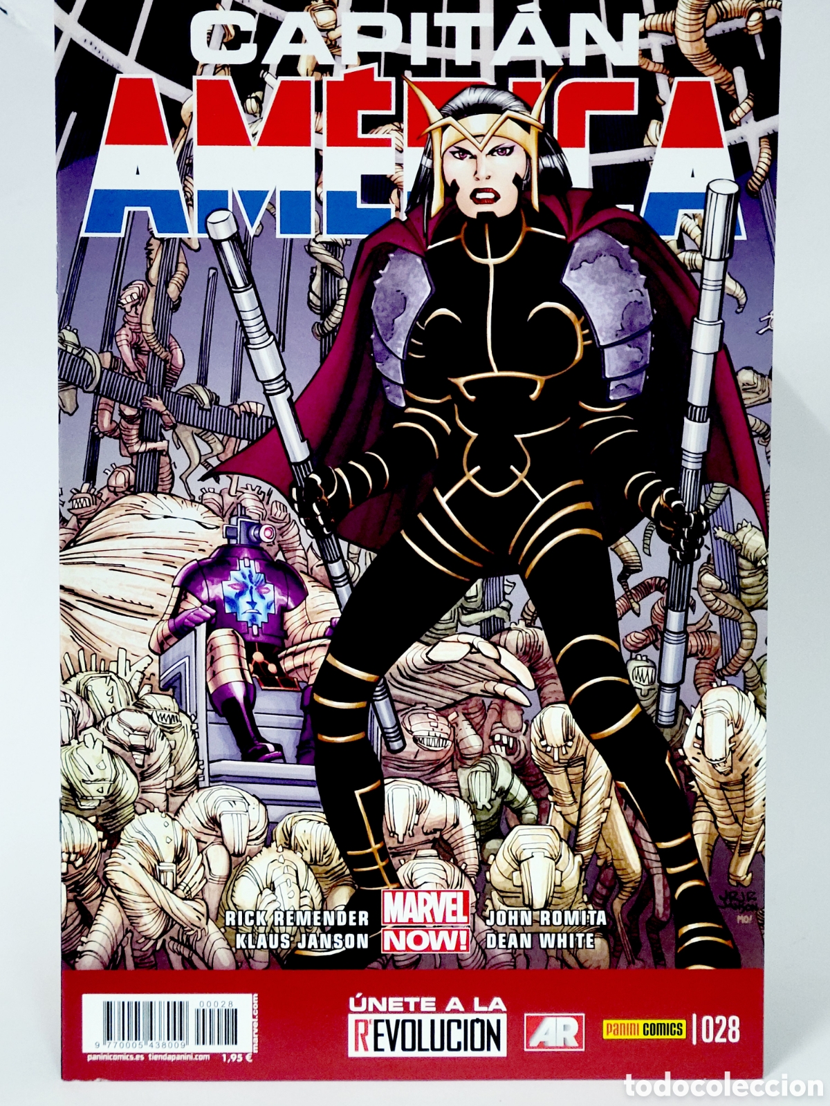 C&oacute;mics: C&Oacute;MIC CAPITAN AMERICA 28 VOL.8 PANINI MARVEL GRAPA VOLUMEN DE KIOSCO