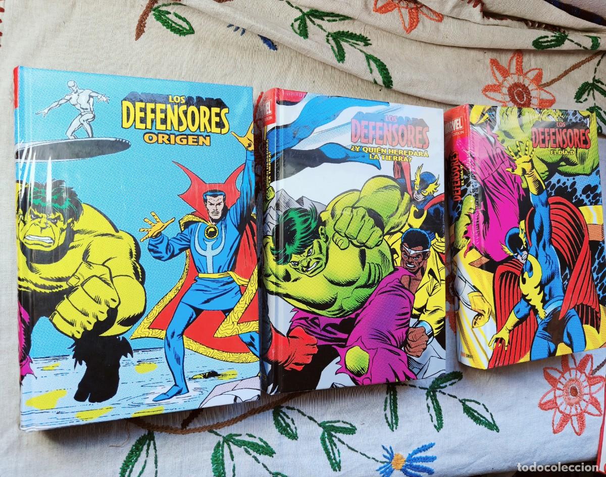 C&oacute;mics: Los Defensores. Tomos 1, 2 y 4. Marvel Limited Edition. Panini.