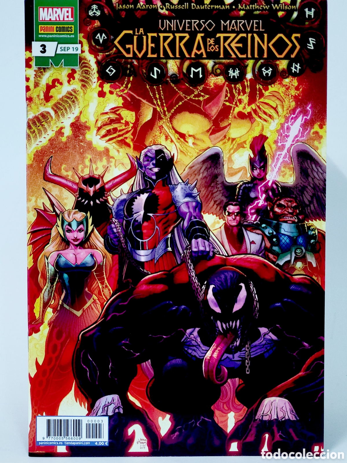 C&oacute;mics: C&Oacute;MIC UNIVERSO MARVEL LA GUERRA DE LOS REINOS 3 SEPTIEMBRE 2019 PANINI MARVEL GRAPA DE KIOSCO