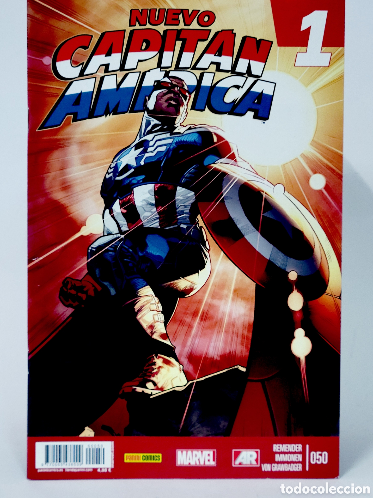 C&oacute;mics: C&Oacute;MIC NUEVO CAPIT&Aacute;N AM&Eacute;RICA 50 VOL.8 PANINI MARVEL VOLUMEN GRAPA DE KIOSCO