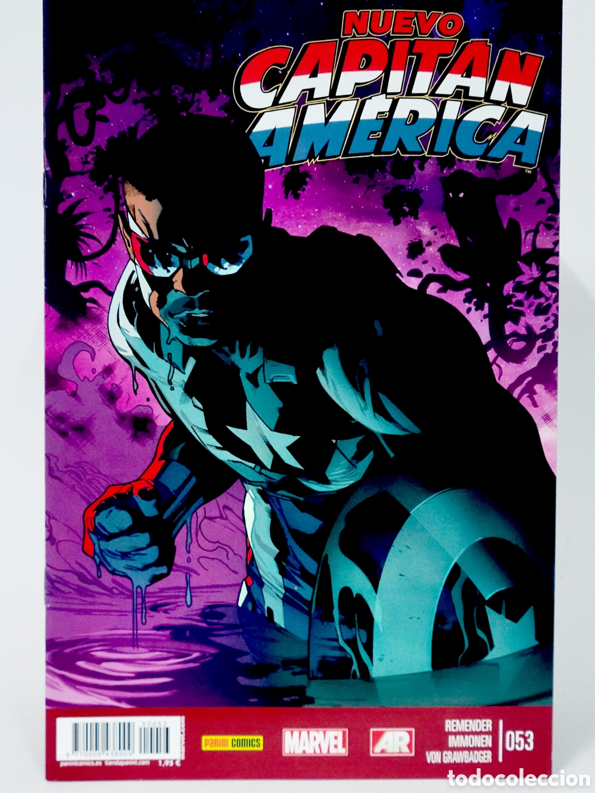 C&oacute;mics: C&Oacute;MIC NUEVO CAPIT&Aacute;N AM&Eacute;RICA 53 VOL.8 PANINI MARVEL VOLUMEN GRAPA DE KIOSCO