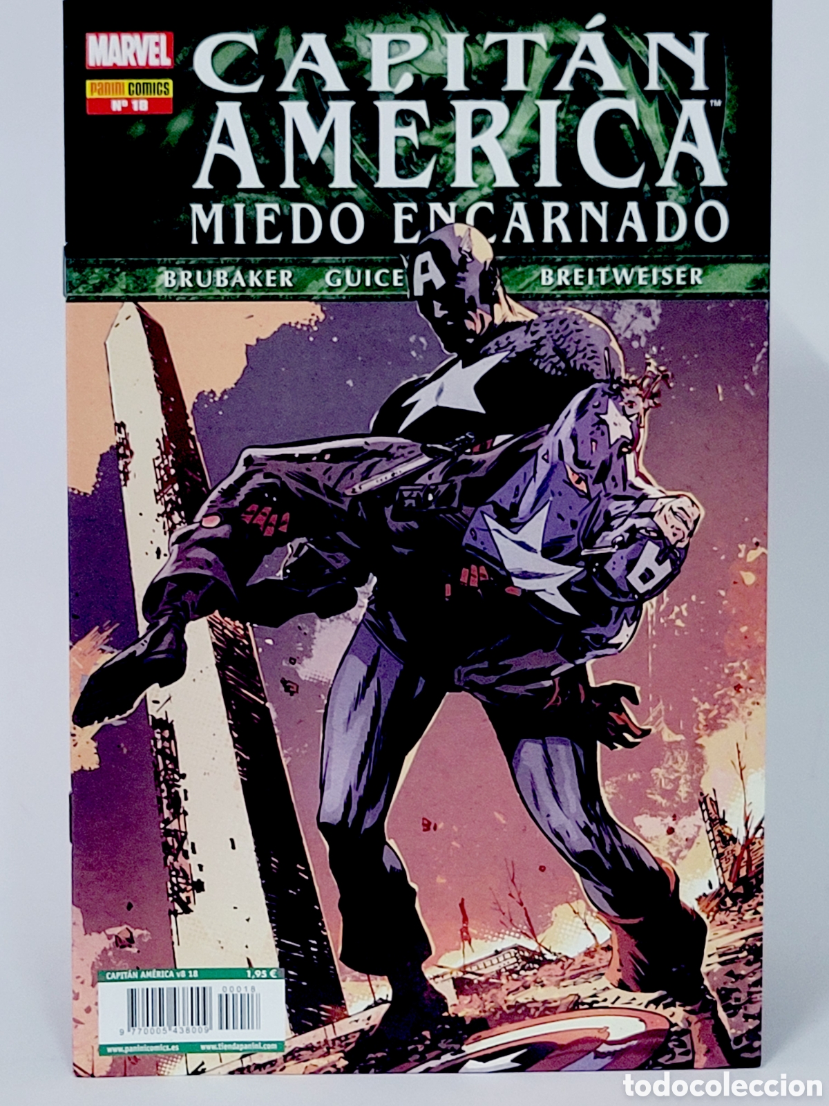 Comics: C&Oacute;MIC CAPIT&Aacute;N AM&Eacute;RICA 18 MIEDO ENCARNADO VOL.8 PANINI MARVEL VOLUMEN GRAPA DE KIOSCO
