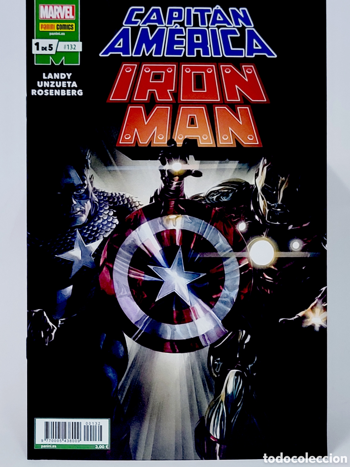 C&oacute;mics: C&Oacute;MIC CAPIT&Aacute;N AM&Eacute;RICA 132 IRON MAN VOL.8 PANINI MARVEL VOLUMEN GRAPA DE KIOSCO