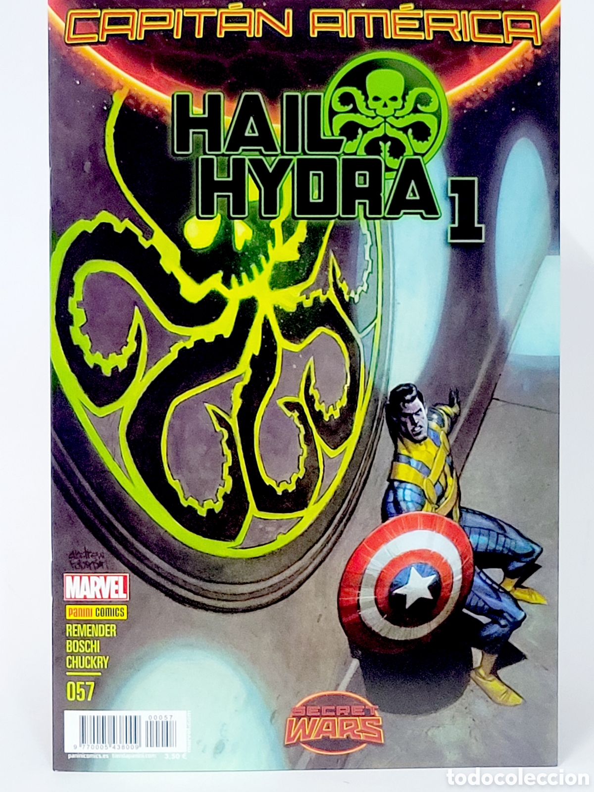 Comics: C&Oacute;MIC CAPIT&Aacute;N AM&Eacute;RICA 57 HAIL HIDRA VOL.8 PANINI MARVEL GRAPA VOLUMEN DE KIOSCO