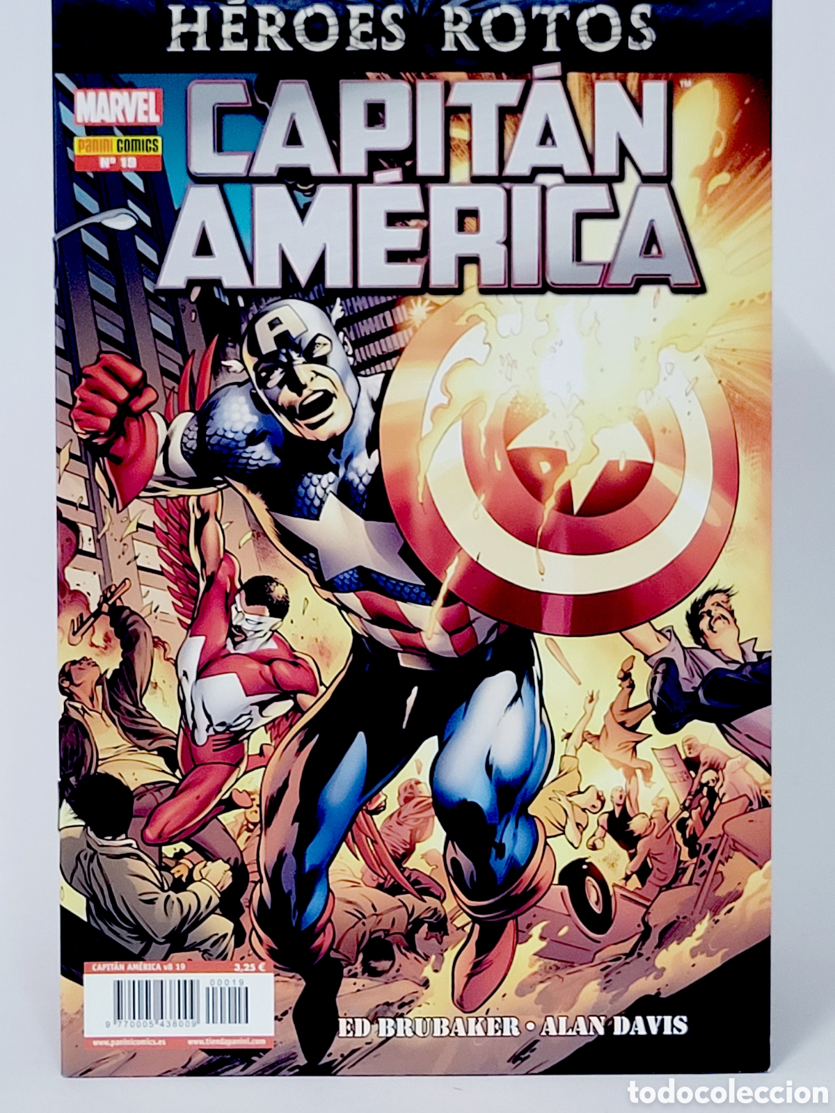 Comics: C&Oacute;MIC CAPIT&Aacute;N AM&Eacute;RICA 19 HEROES ROTOS VOL.8 PANINI MARVEL GRAPA VOLUMEN DE KIOSCO