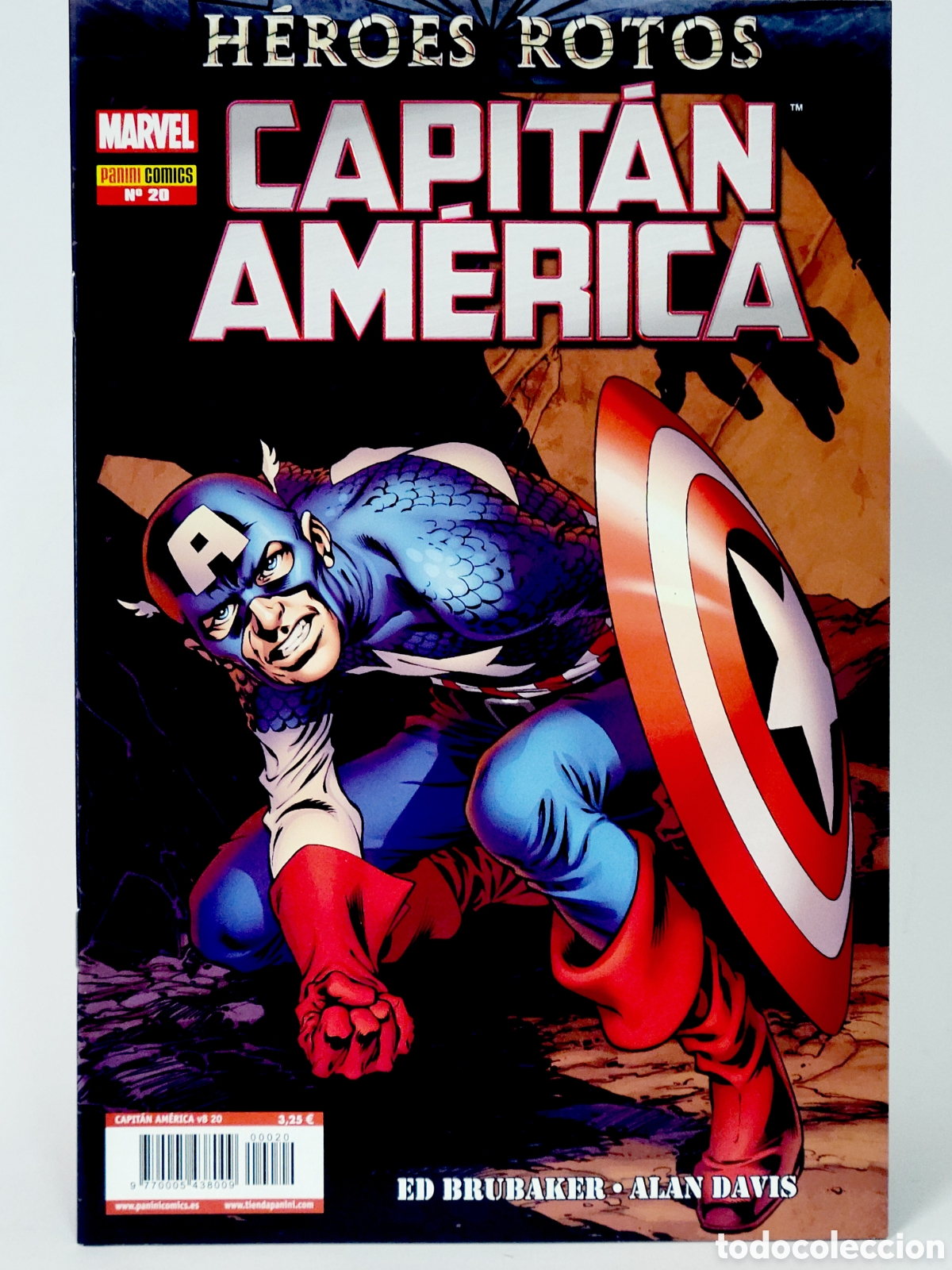 Comics: C&Oacute;MIC CAPIT&Aacute;N AM&Eacute;RICA 20 HEROES ROTOS VOL.8 PANINI MARVEL GRAPA VOLUMEN DE KIOSCO