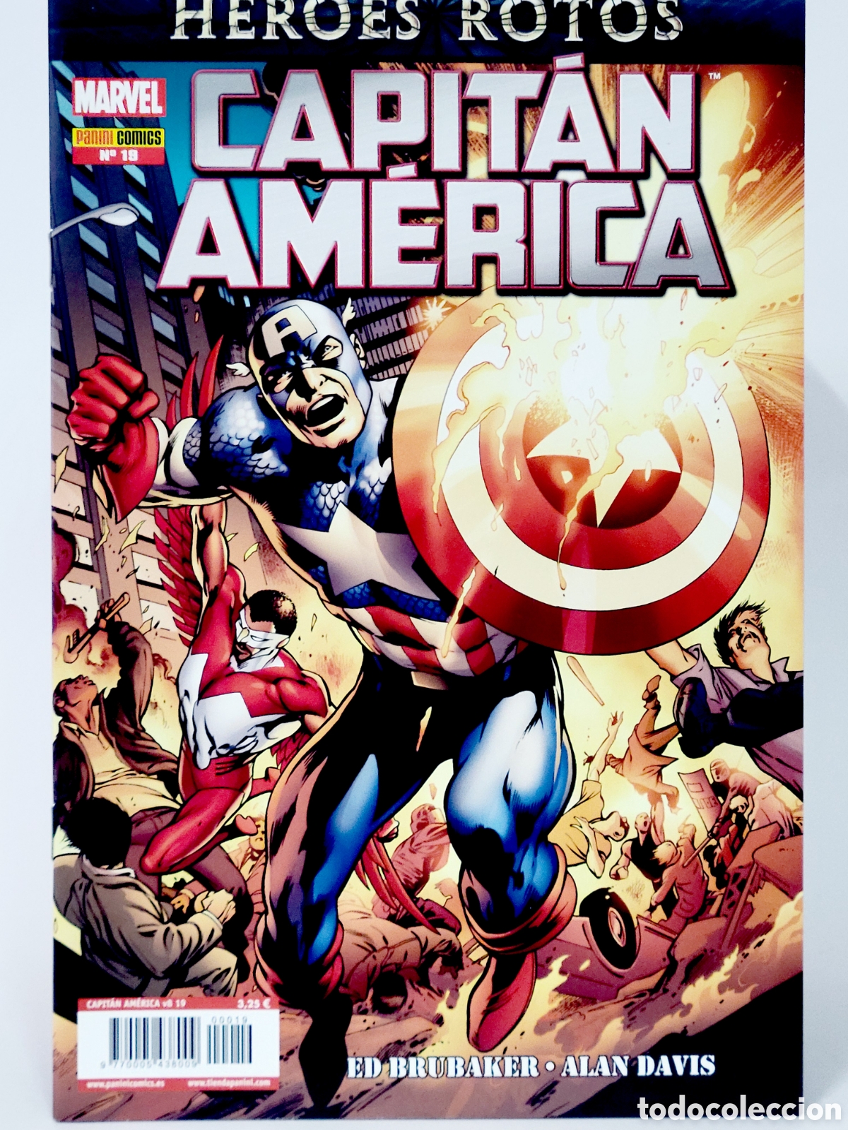 C&oacute;mics: C&Oacute;MIC CAPIT&Aacute;N AM&Eacute;RICA 19 HEROES ROTOS VOL.8 PANINI MARVEL GRAPA VOLUMEN DE KIOSCO