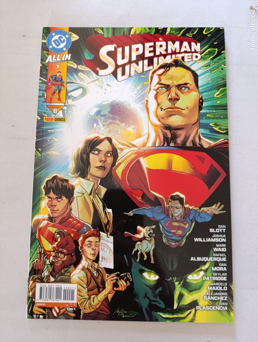 Comics: SUPERMAN UNLIMITED N&ordm; 1 - ALL IN - LEGADO 8 - DC - PANINI (FGw)