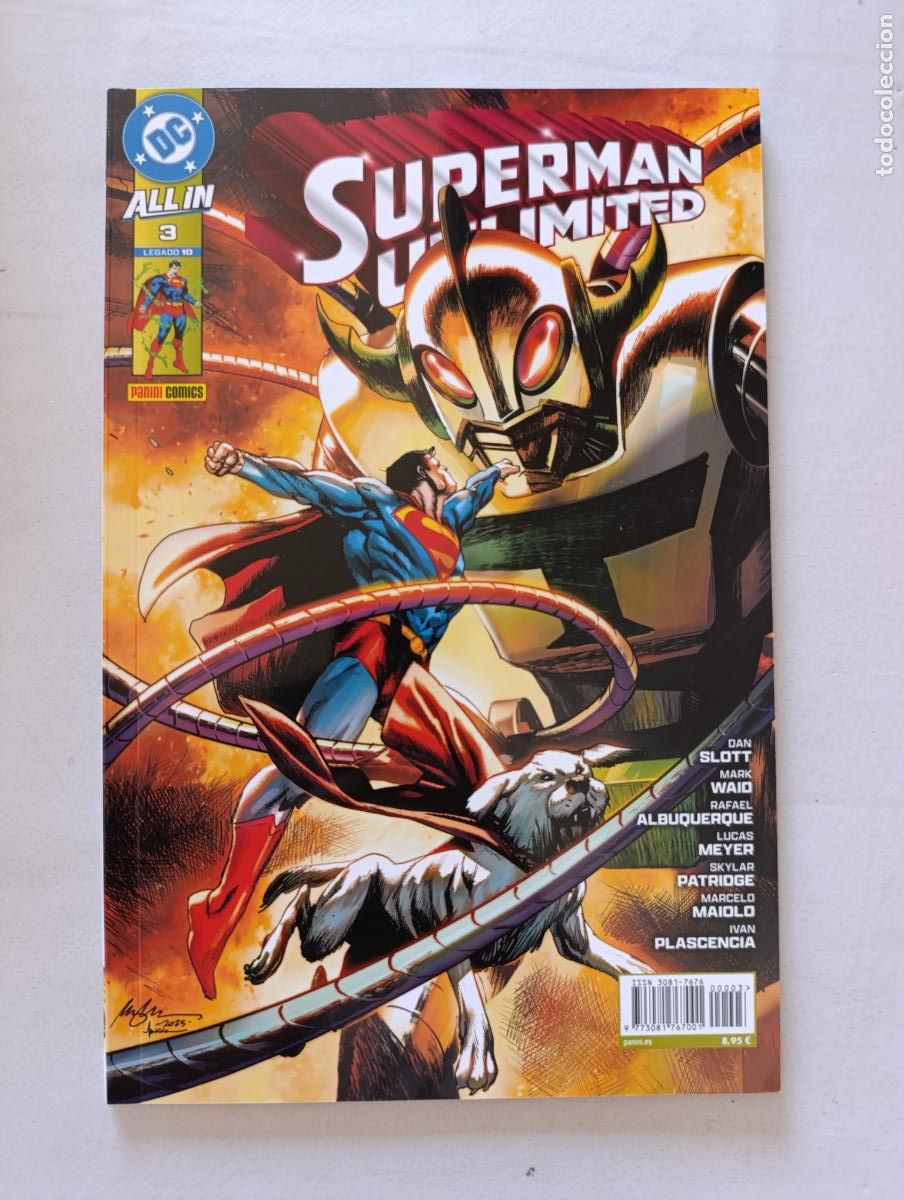 C&oacute;mics: SUPERMAN UNLIMITED N&ordm; 3 - ALL IN - LEGADO 10 - DC - PANINI (FGw)