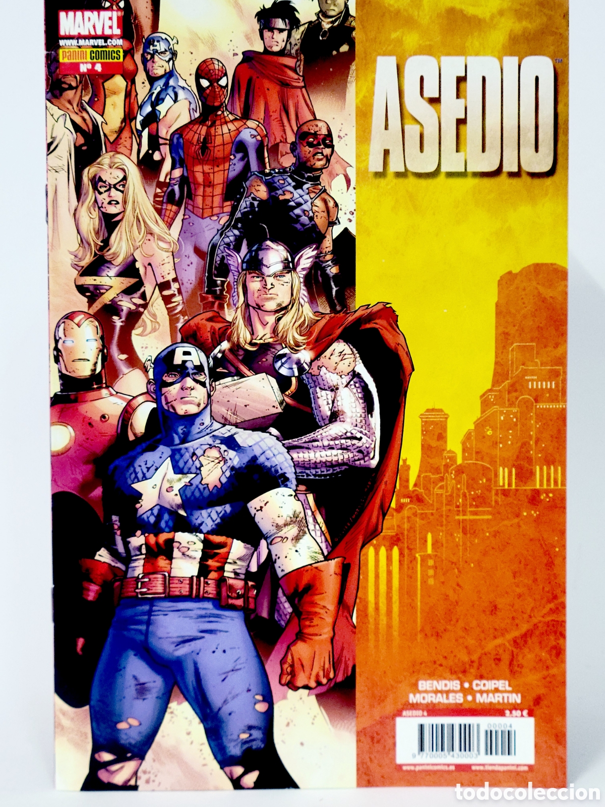 C&oacute;mics: C&Oacute;MIC ASEDIO 4 PANINI MARVEL GRAPA DE KIOSCO