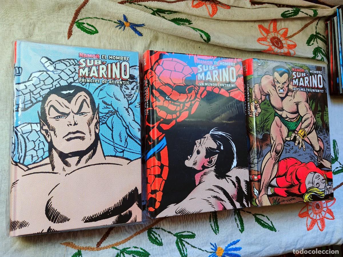 C&oacute;mics: Namor Hombre Submarino 1-3. Marvel Limited Edition. Panini.