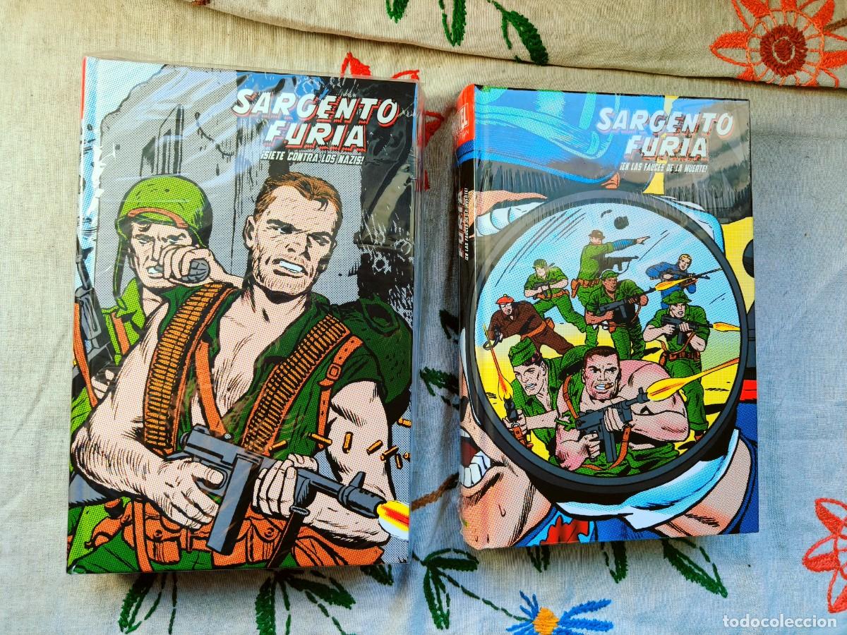 C&oacute;mics: Sargento Furia. Tomos 1 y 2. Marvel Limited Edition. Panini.