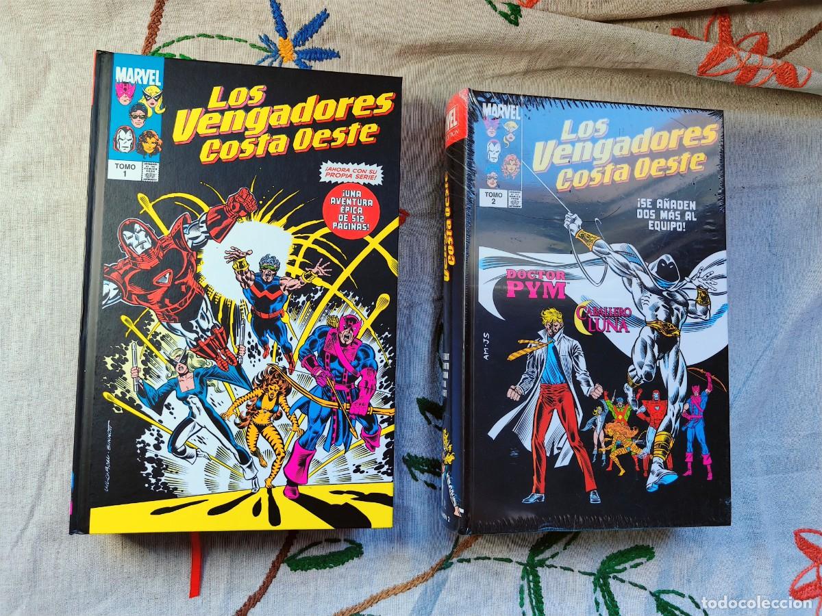 C&oacute;mics: Los Vengadores Costa Oeste. Tomos 1 y 2. Marvel Limited Edition. Panini.