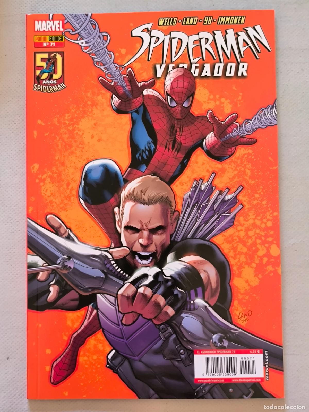C&oacute;mics: EL ASOMBROSO SPIDERMAN N&ordm; 71 - SPIDERMAN VENGADOR - MARVEL - PANINI (IC)