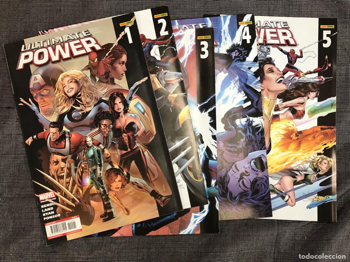 C&oacute;mics: ULTIMATE POWER N&ordm; 1 AL 5 COMPLETA. BENDIS. PANINI 2008