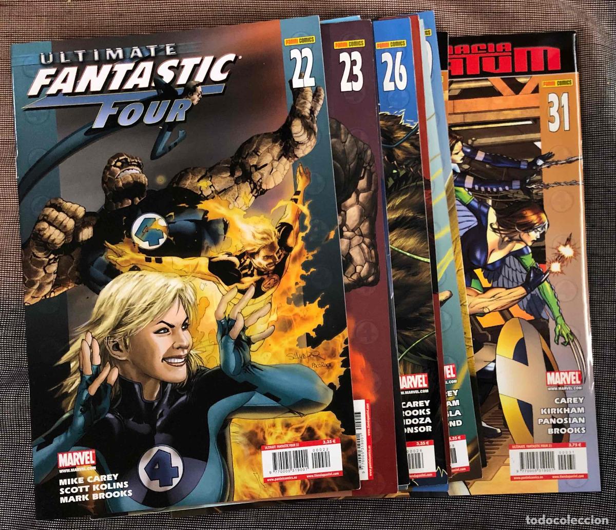 C&oacute;mics: ULTIMATE FANTASTIC FOUR N&ordm; 22 AL 31. PANINI 2007