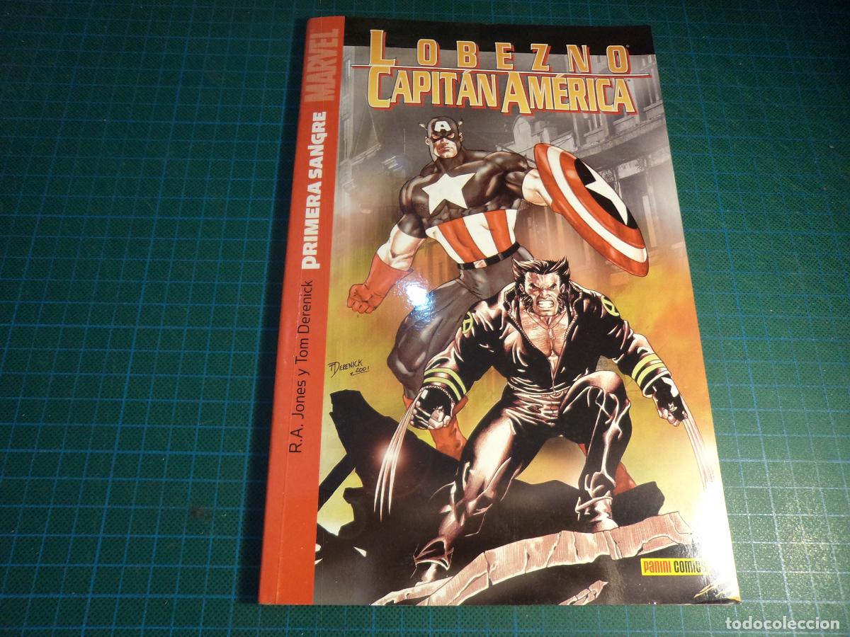 C&oacute;mics: Lobezno Capitan America. Primera sangre. Panini.