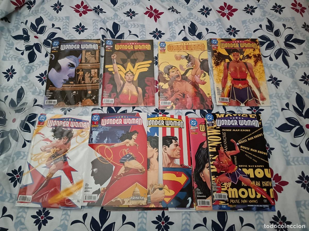 C&oacute;mics: Lote 1 - 18 Wonder Woman Tom King Daniel Sampere Panini