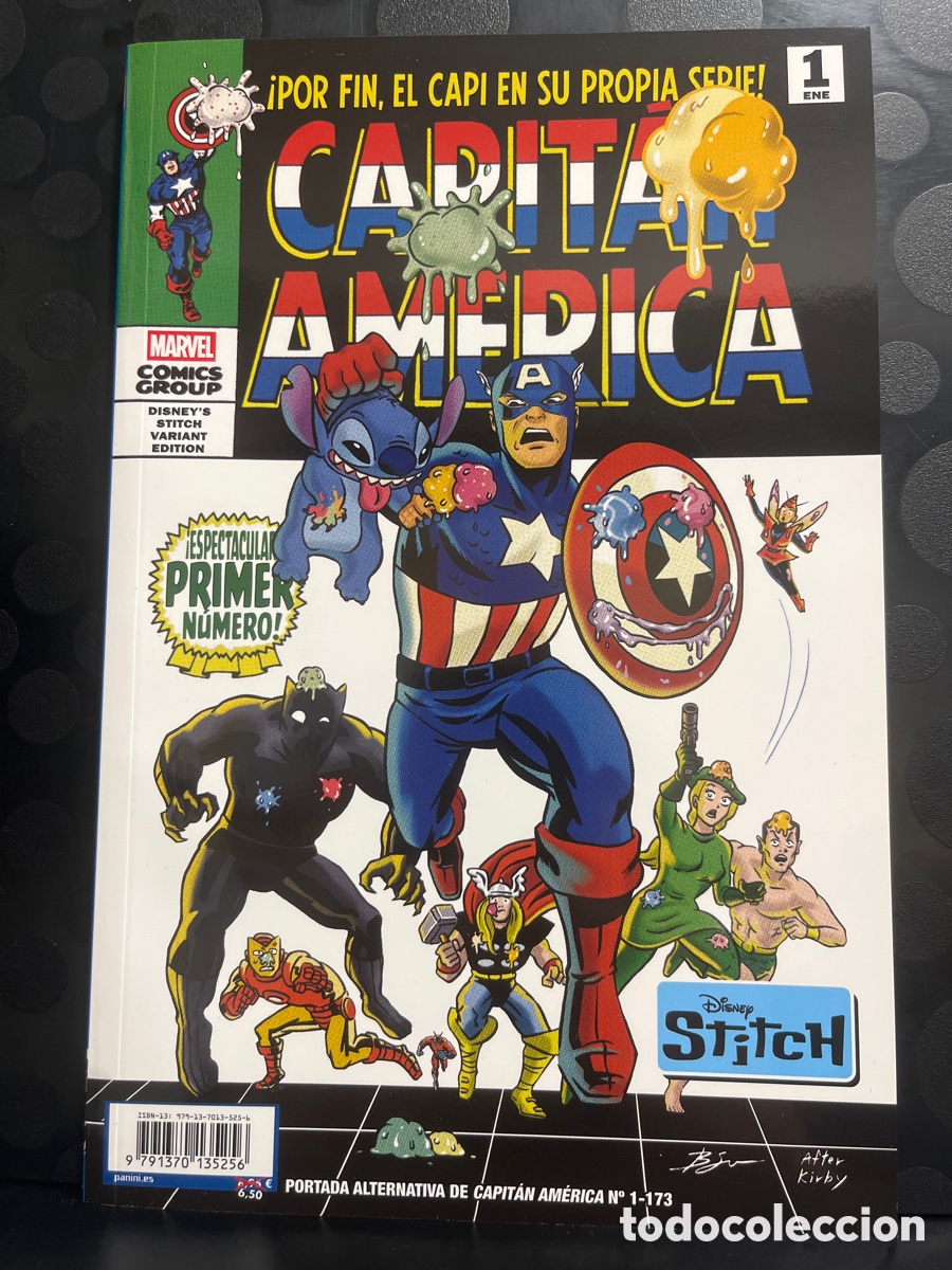 C&oacute;mics: CAPIT&Aacute;N AM&Eacute;RICA VOL.8 N.173 / 1 NUESTRAS GUERRAS SECRETAS PORTADA ALTERNATIVA DISNEY ( 2011/... )