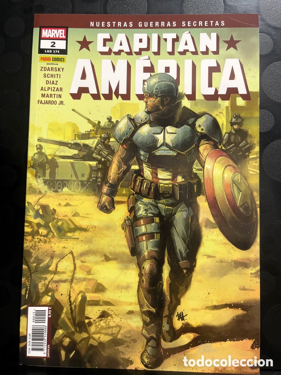 C&oacute;mics: CAPIT&Aacute;N AM&Eacute;RICA VOL.8 N.174 / 2 NUESTRAS GUERRAS SECRETAS ( 2011/... )