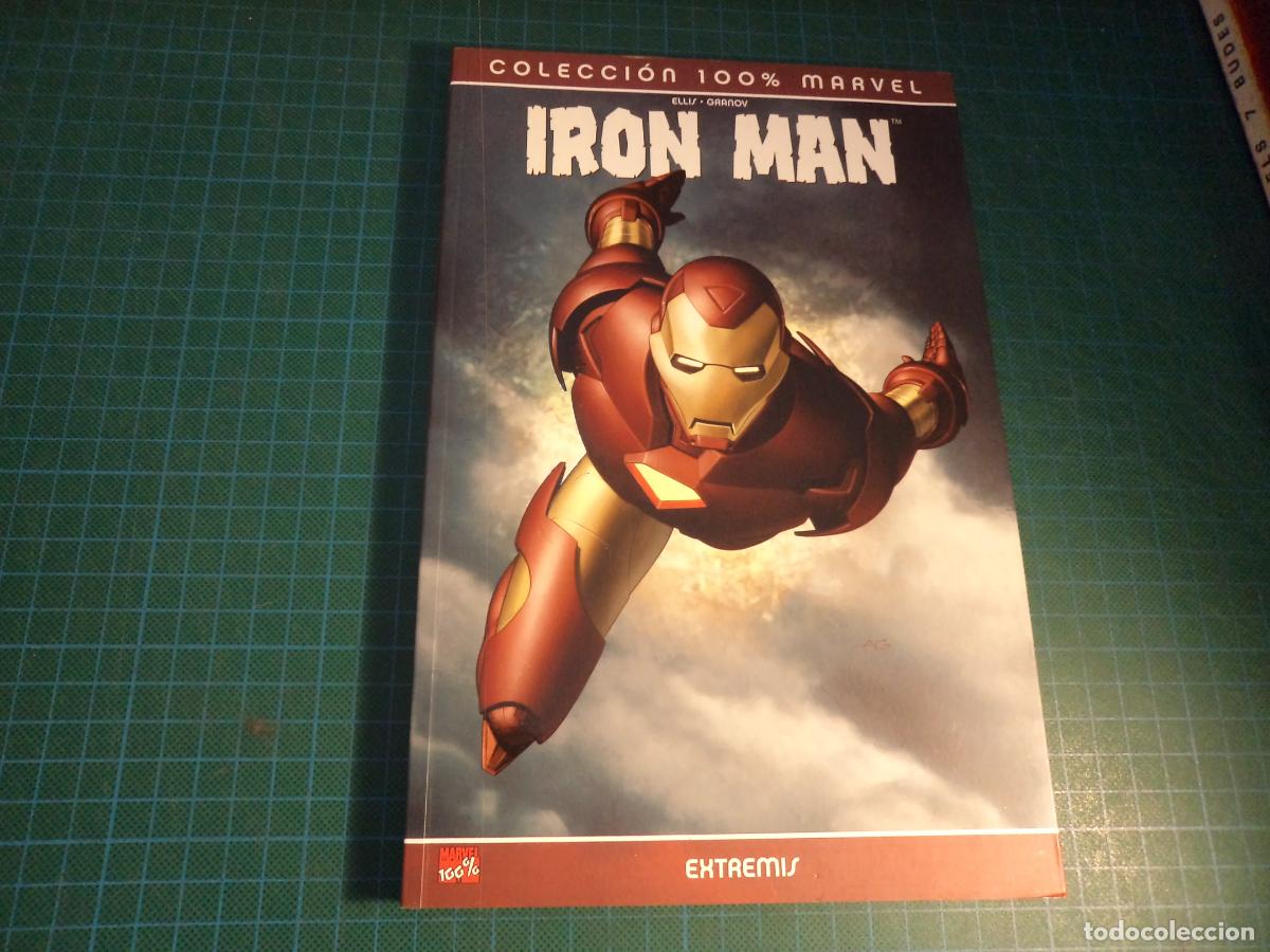 C&oacute;mics: Iron Man. Extremis. Coleccion 100% Marvel. Panini.
