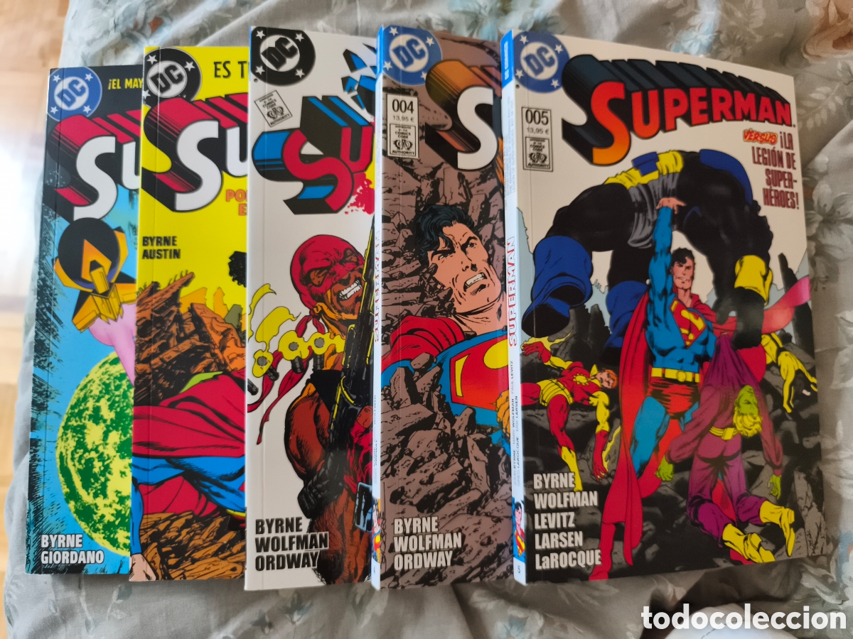 C&oacute;mics: Biblioteca superman 1 al 5 byrne