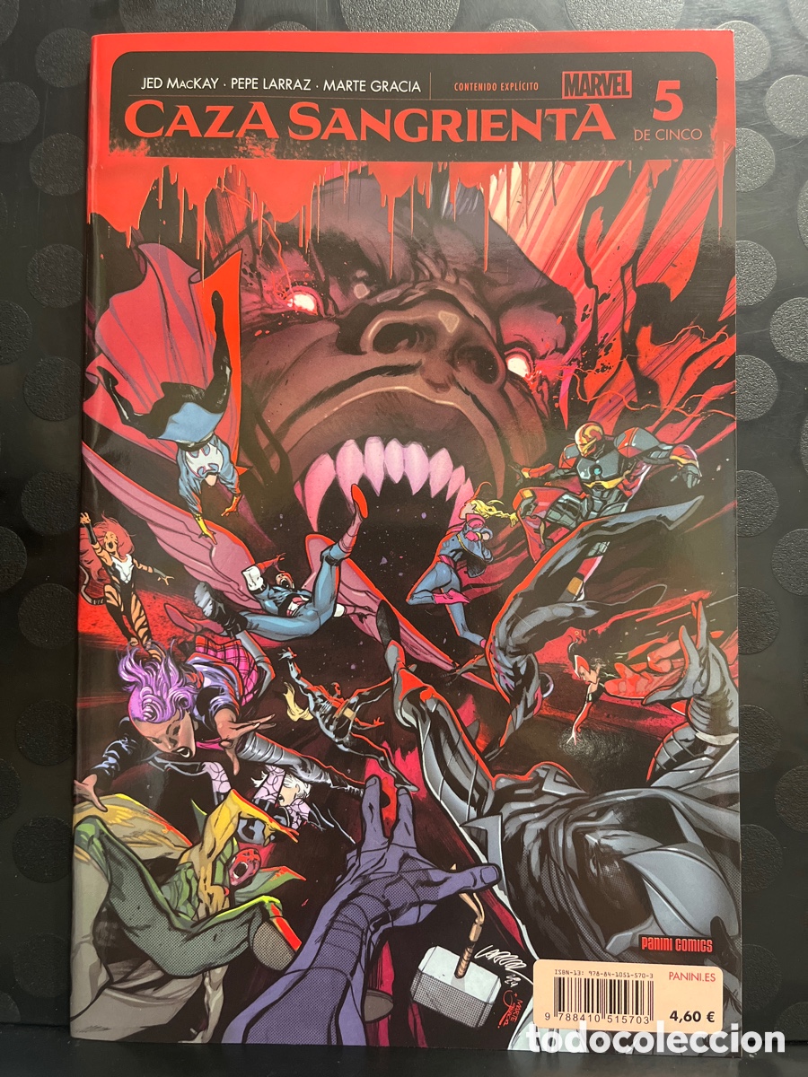 C&oacute;mics: CAZA SANGRIENTA N.5 LA OSCURIDAD PROSIGUE RED BAND ( 2024/&hellip; )